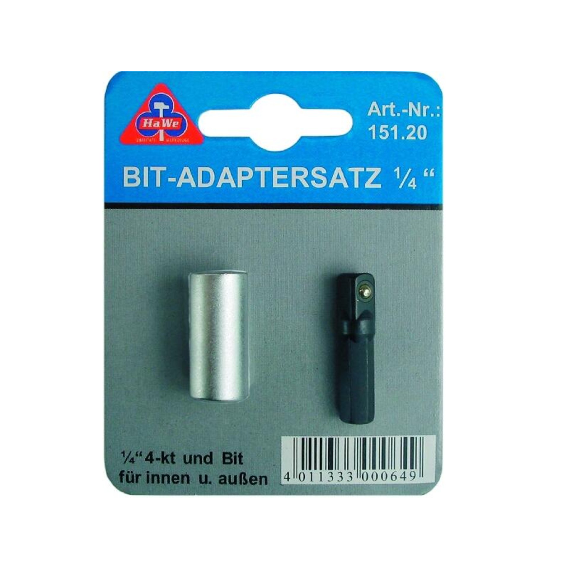 BIT-ADAPTERSATZ 1/4 Z 2-TLG 151.20