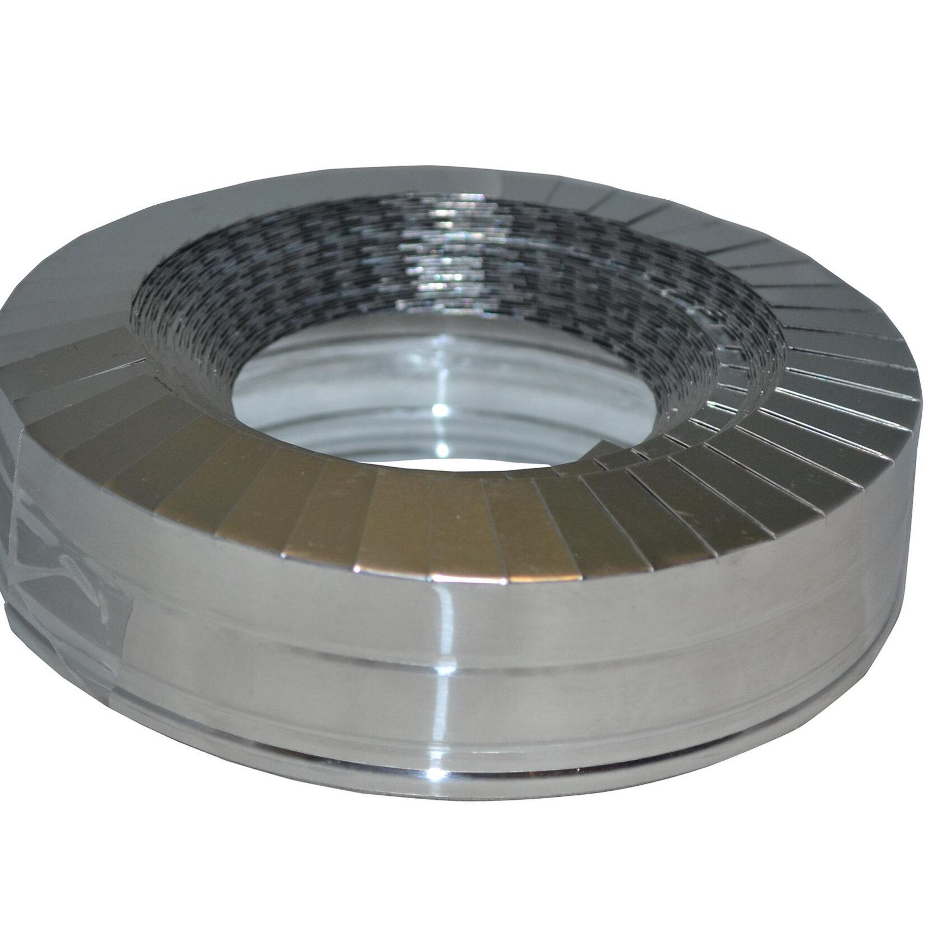 Lamellenabschlußband grau 20 mm /10 lfm