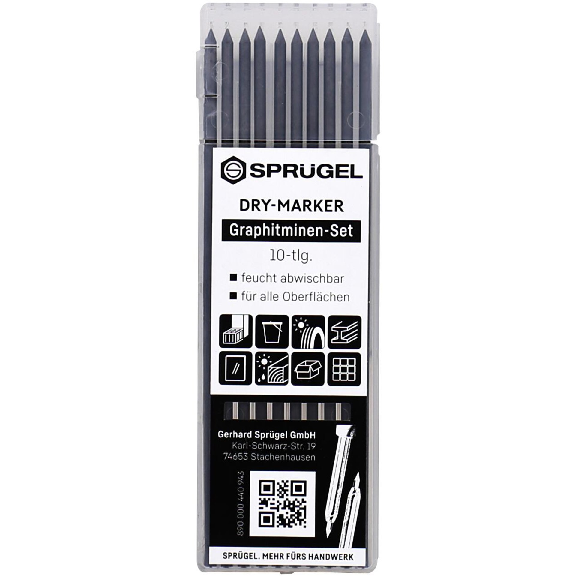 DRY MARKER ERS-MINEN-SET WASSERSTRAHLFEST