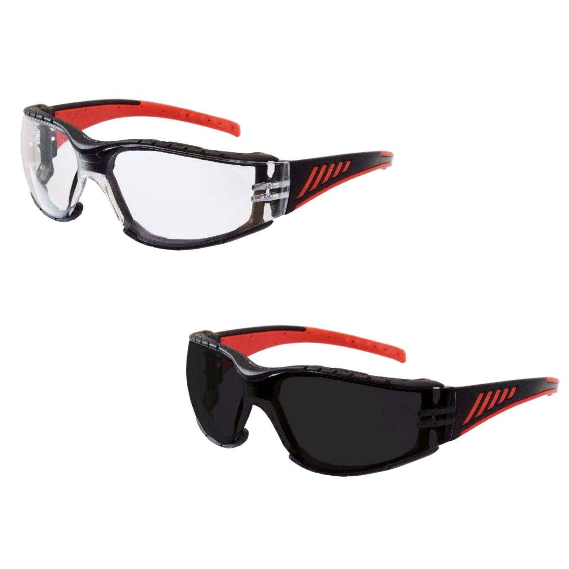 Panoramabrille (schwarz/rot getönt) 1622.1