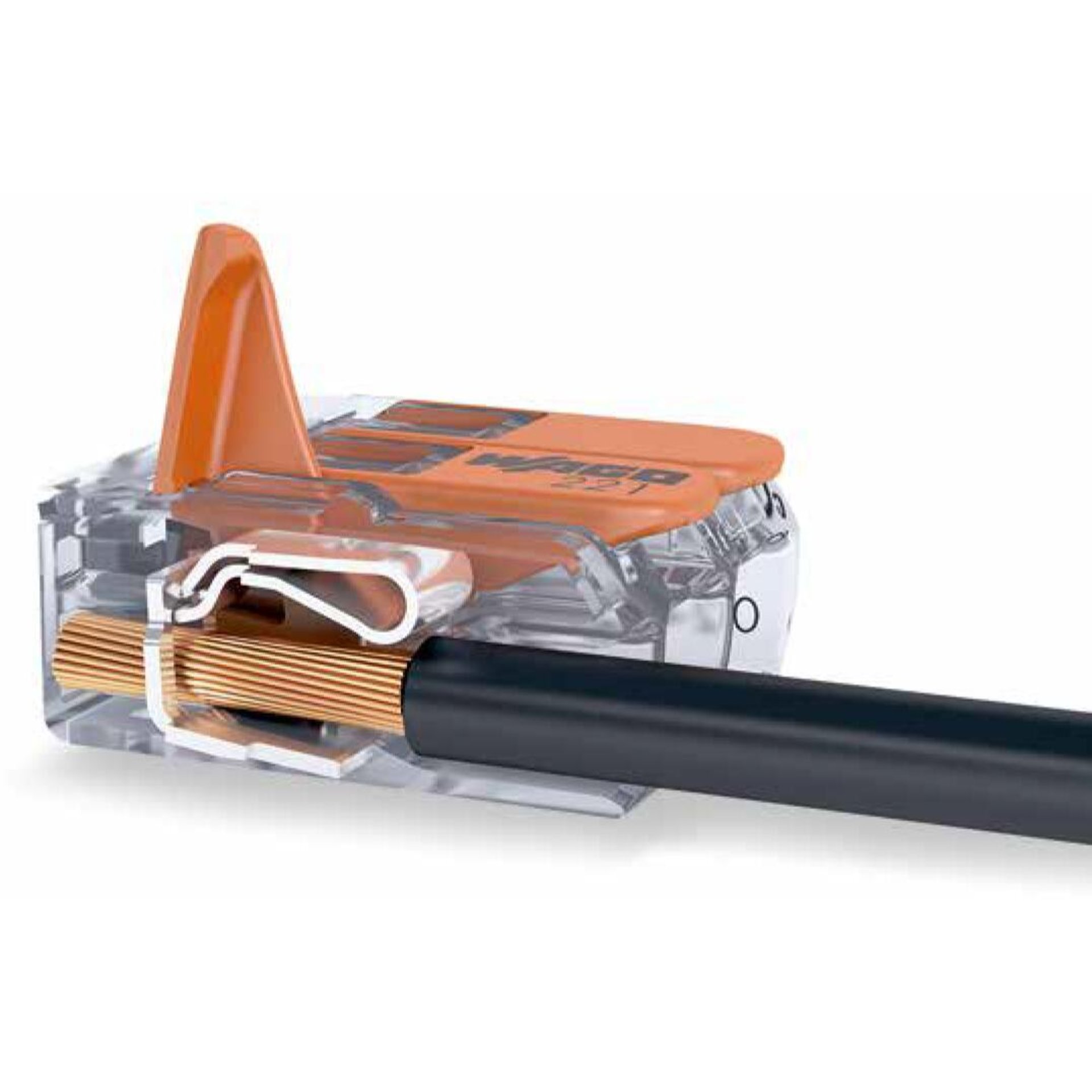 Compact - Verbindungsklemme WAGO 2fach bis 4 qmm 221-412 mit Klemmbügel