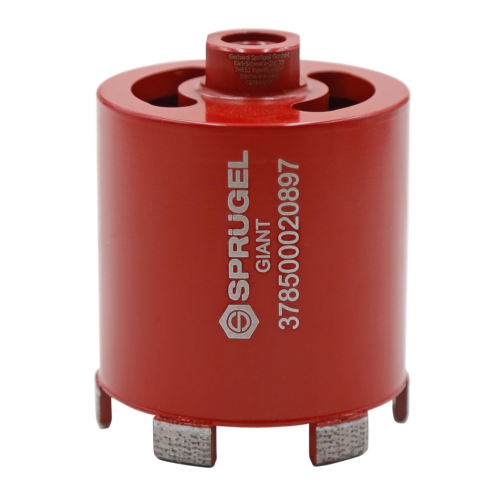 Dia-Krone "GIANT" mit Absaugschlitz 6/82 M16