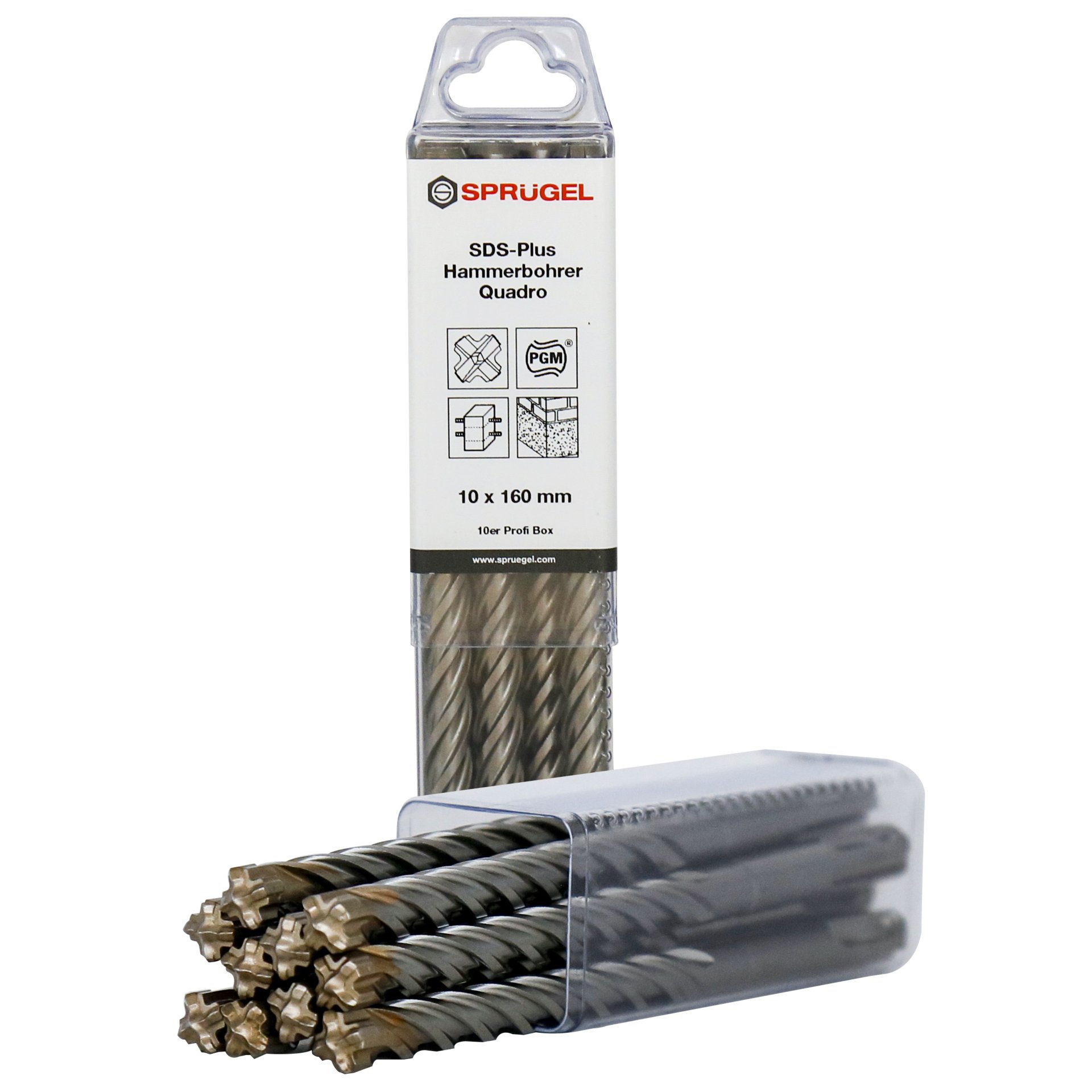 SDS plus Quadro Hammerbohrer 6 x 110 mm 5er Box