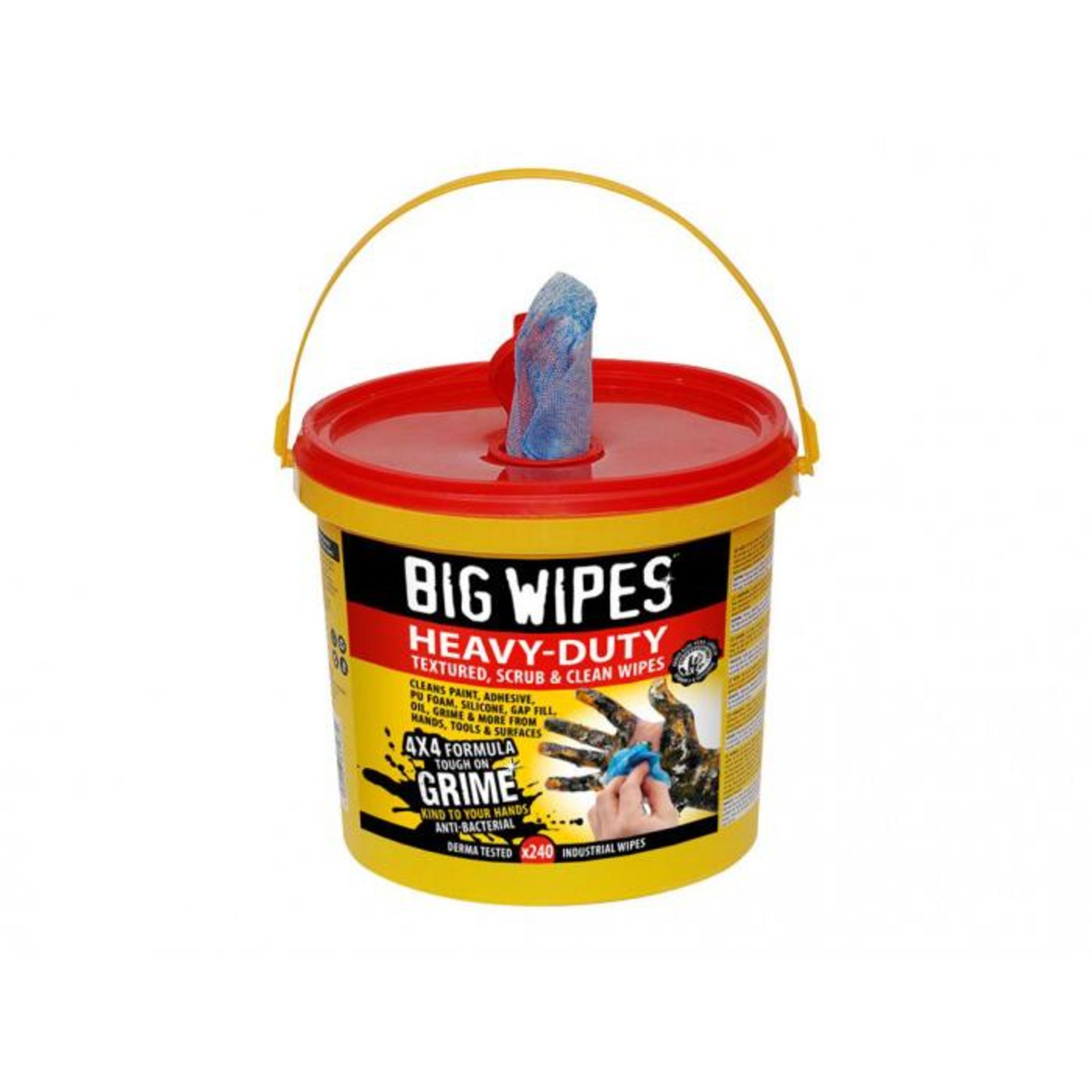 BIG WIPES Heavy Duty 240 Reinigungstücher im Eimer