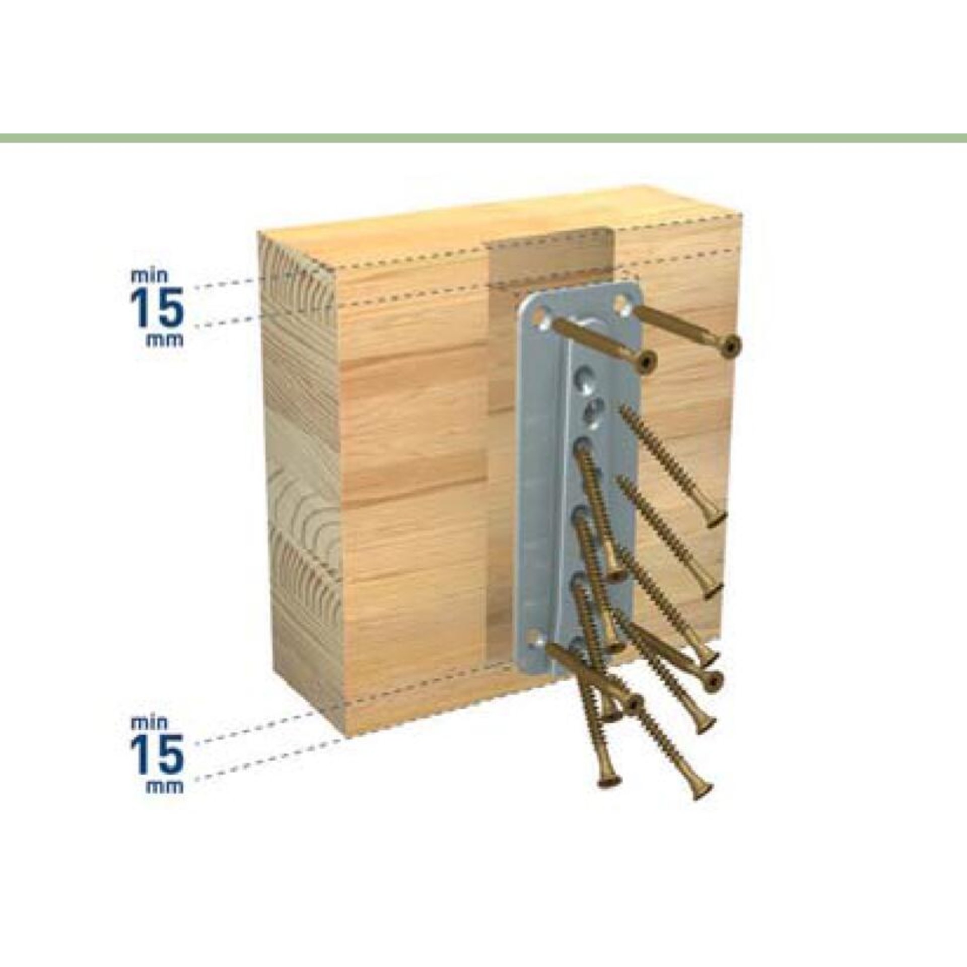 Sherpa-Verbinder M 15 14 x 60 x 90mm (Paar)