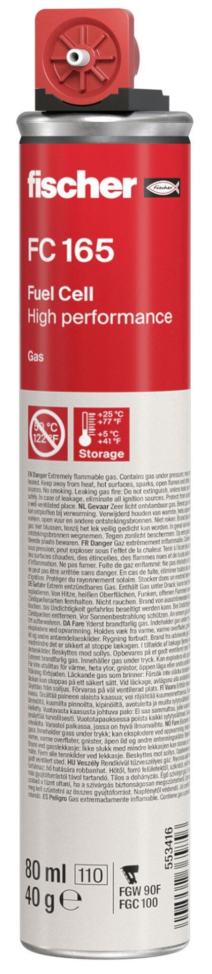 Gaskartusche FC 165