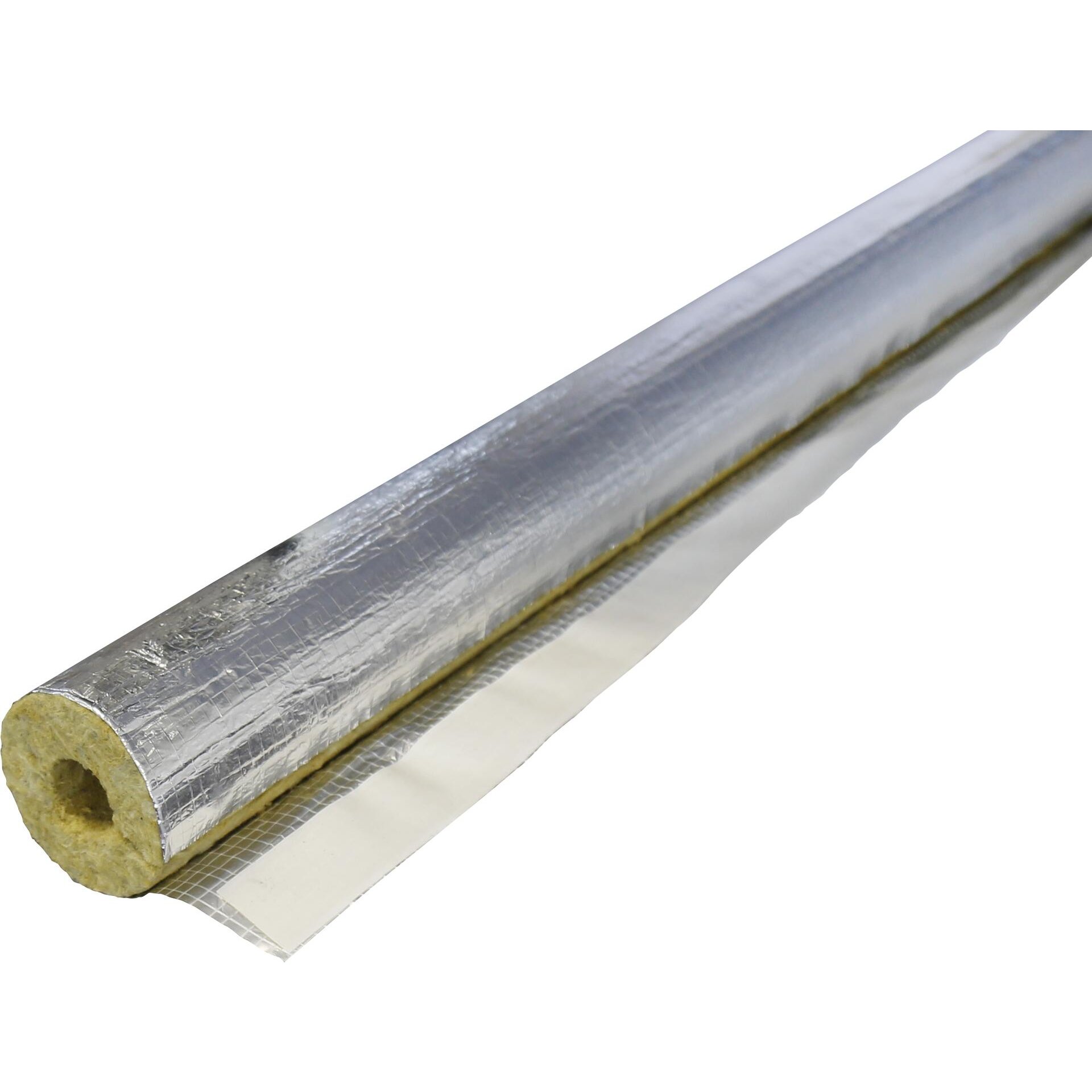Steinwoll-Rohrschale Alu 1200mm 15 x 20 mm