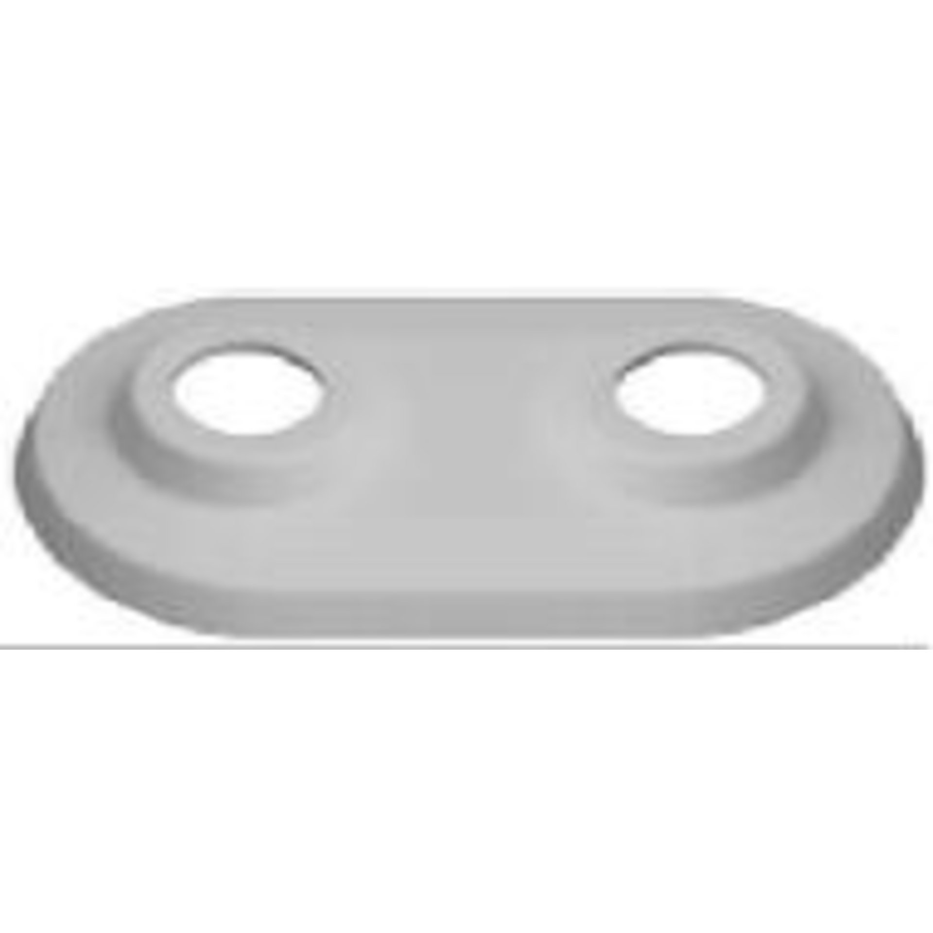 Abdeckrosetten doppelt Durchm. 12 Abstand 50