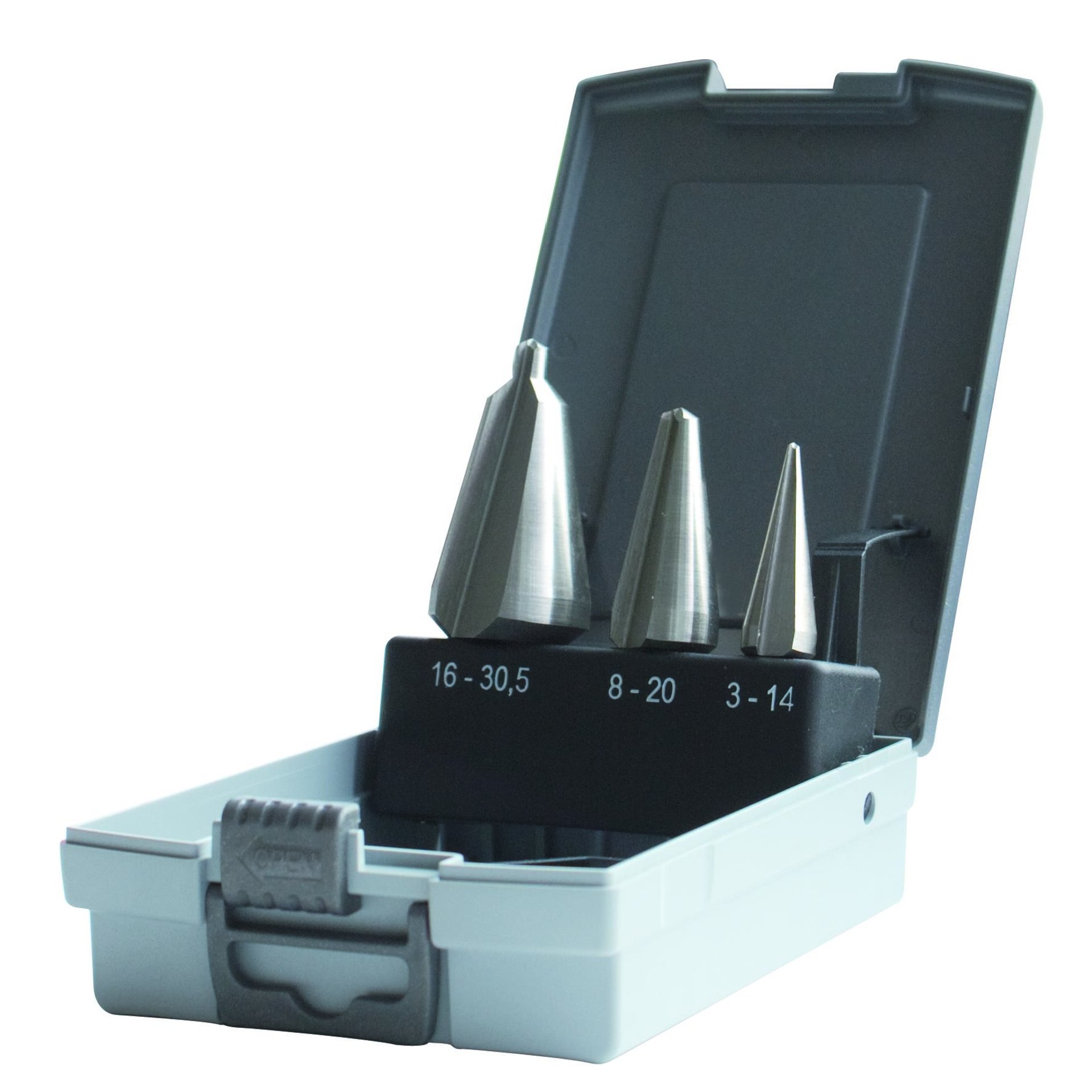 HSS Blechschälbohrer-Satz 3-teilig, Gr.1/2/3