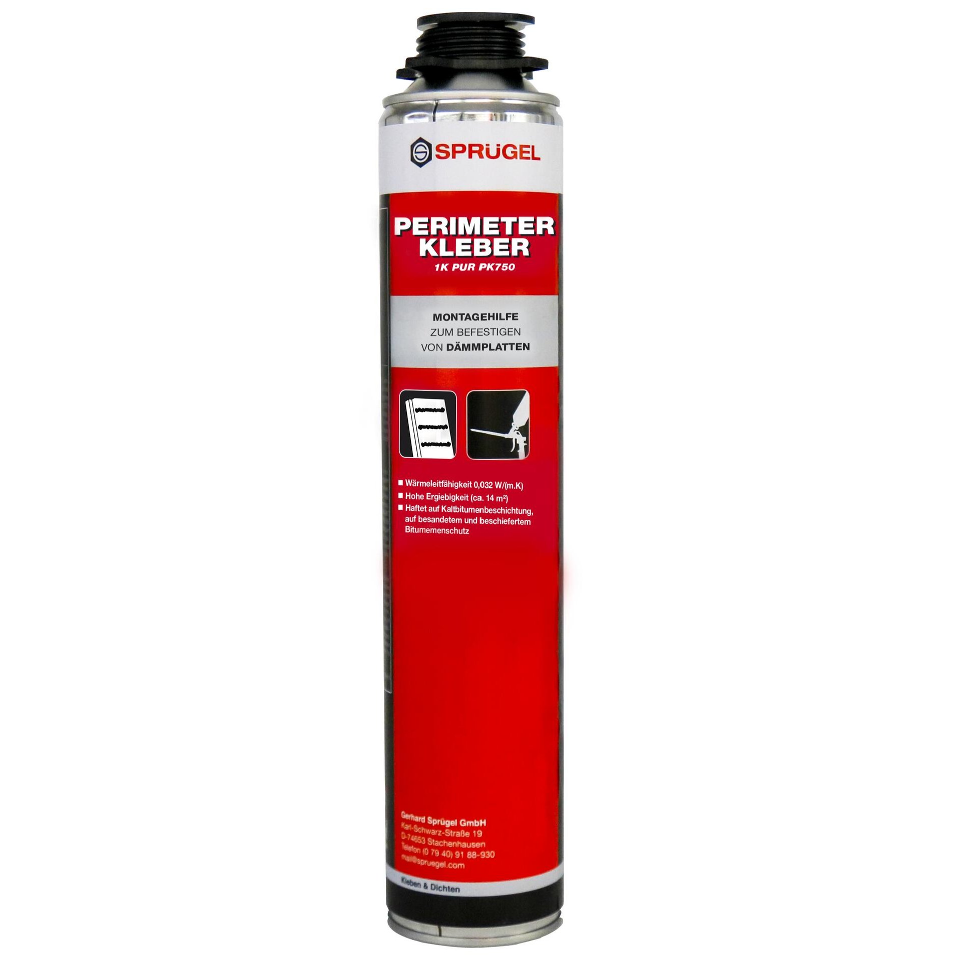 Perimeterkleber f. Hartschaum 750ml - Dose für Pistole