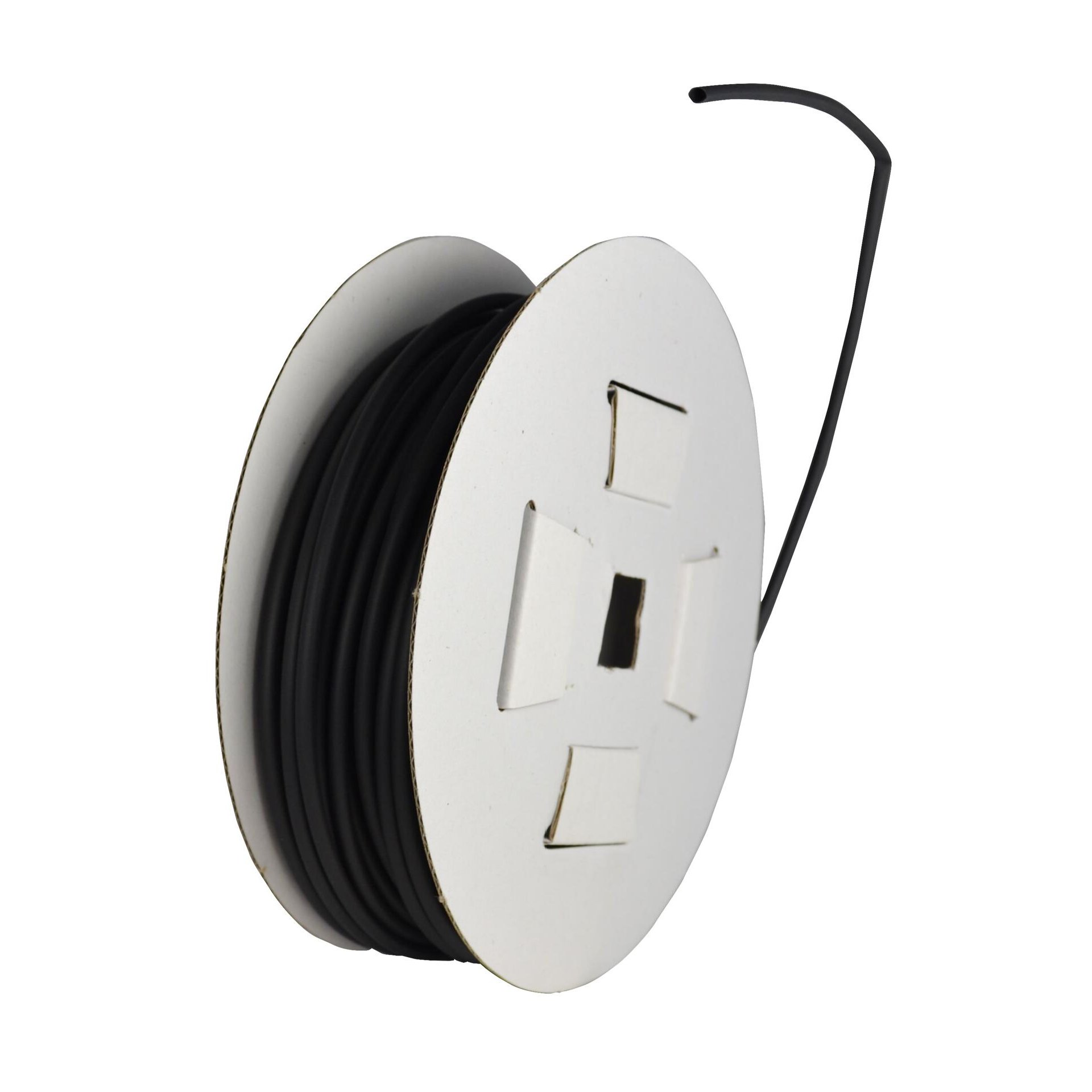 Schrumpfschlauch, schwarz 12.7 /6.4mm 6m-Box