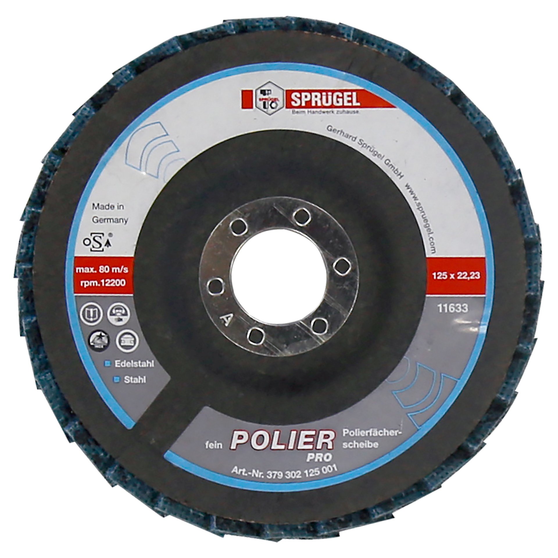 POLIER PRO Polierfächerscheiben Ø 125 mm FEIN