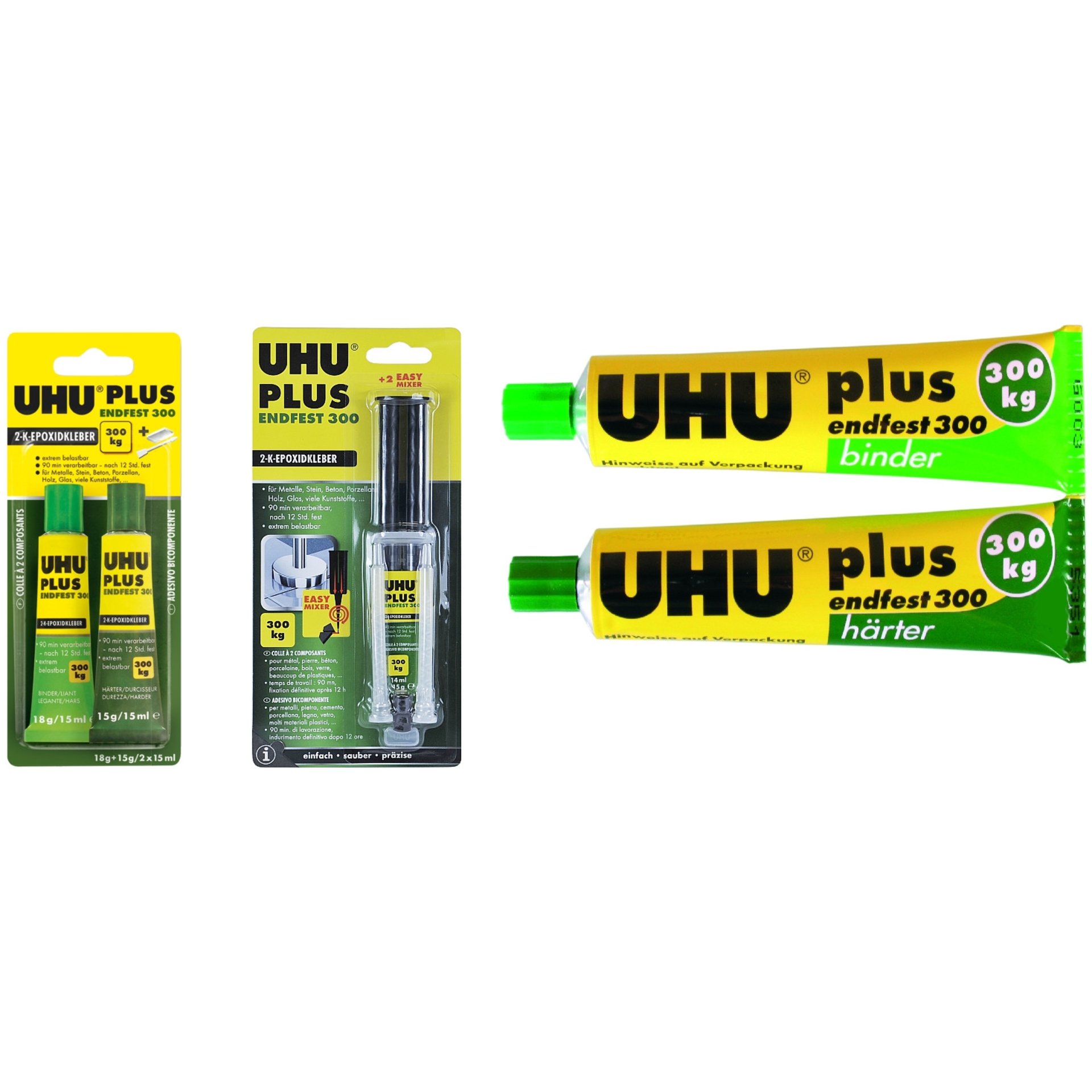 UHU PLUS ENDFEST 300 DOPPELKAMMERSPITZE 456509