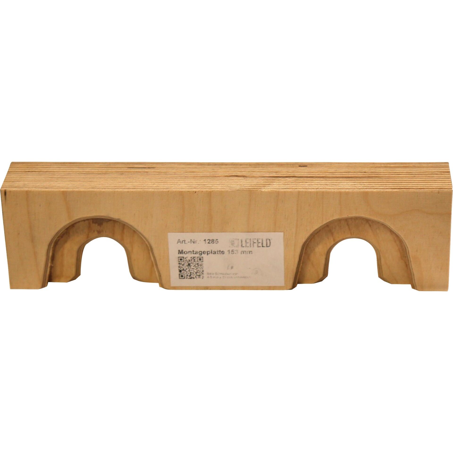 LEIFELD Montageplatte Stichmaß 100mm, Stärke 40mm