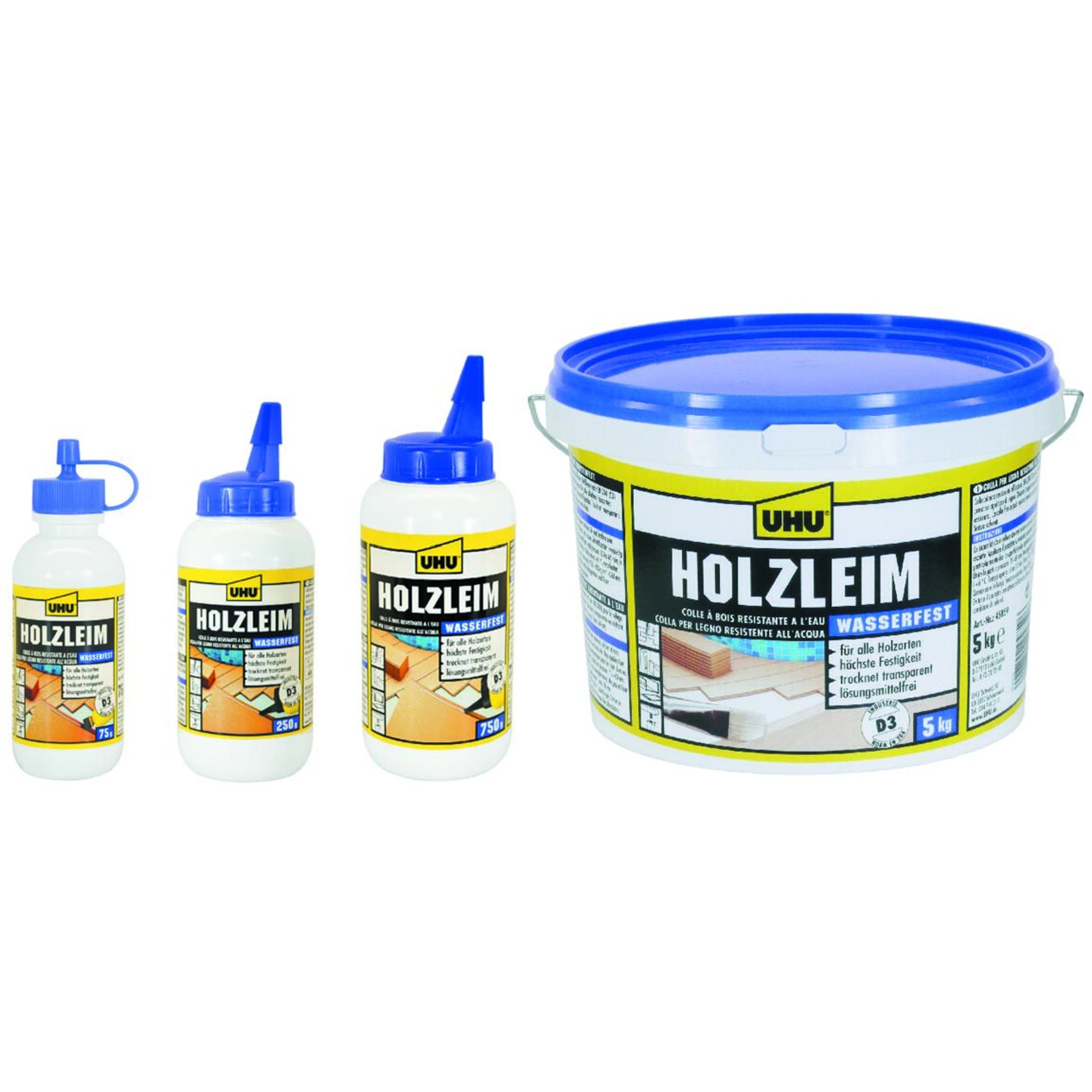 UHU HOLZLEIM D3 WASSERFEST 5 KG - 458596