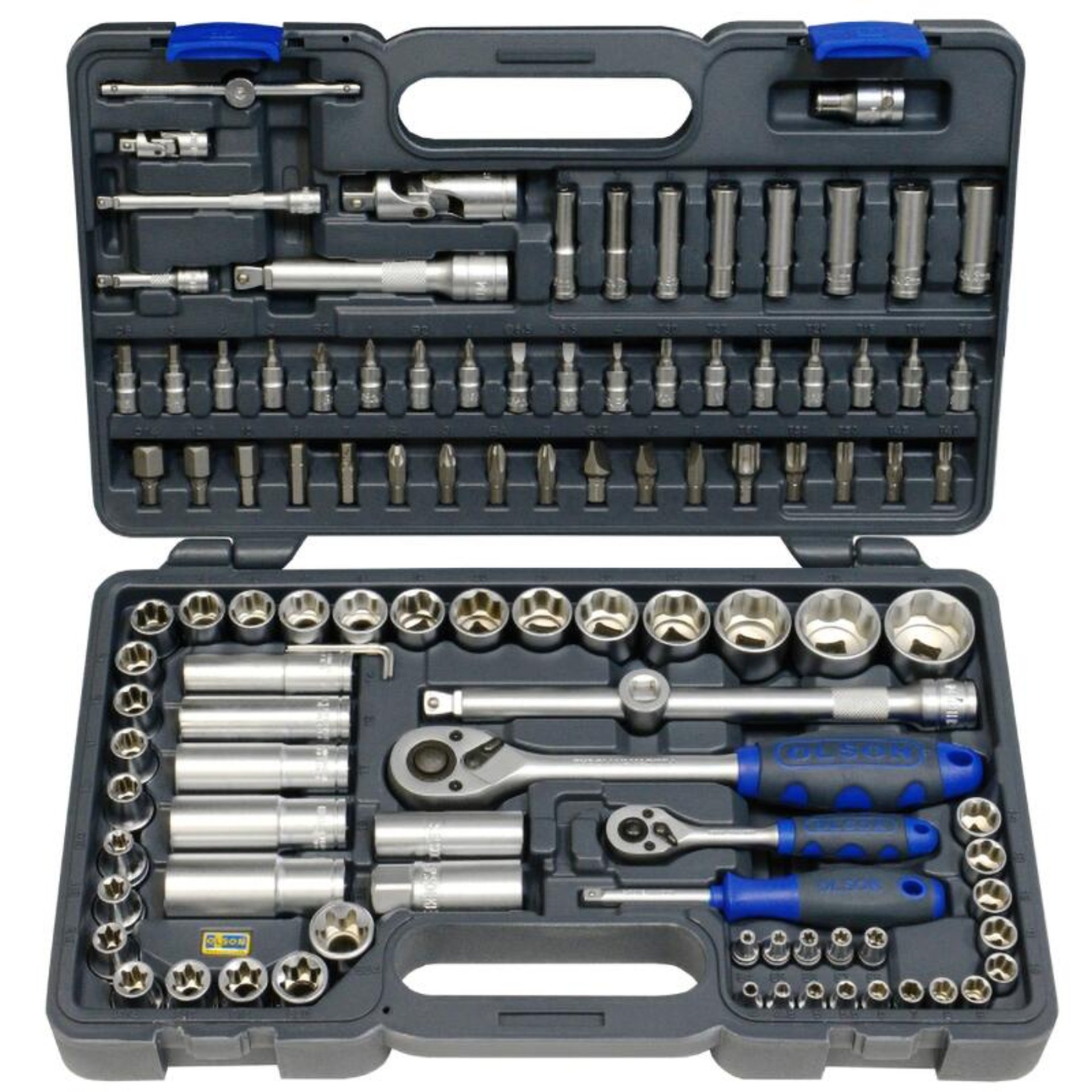 Steckschlüssel-Satz 1/4 + 1/2 Z 108-tlg.