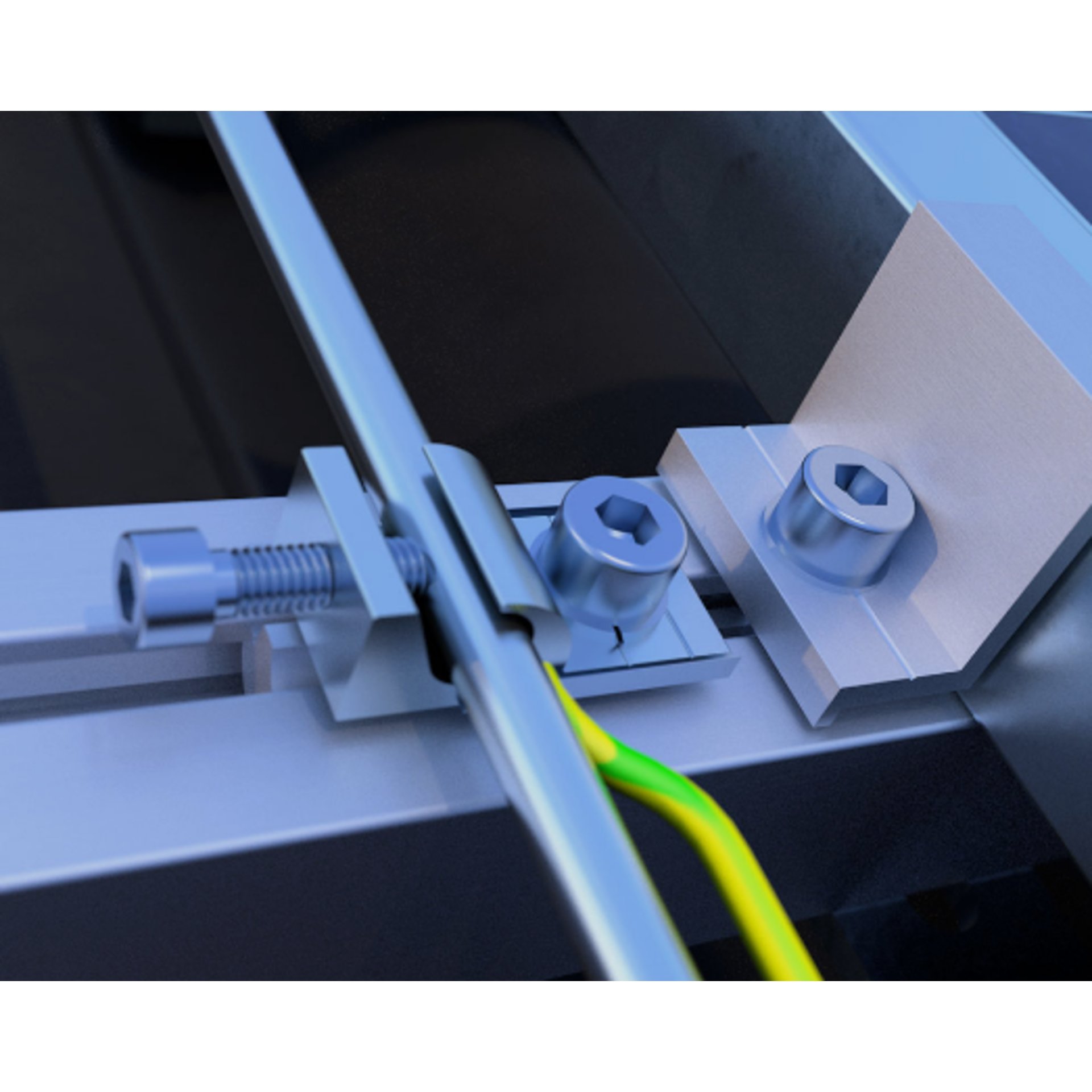 Erdungsklemme 10 x 32 x 37 mm, Aluminium