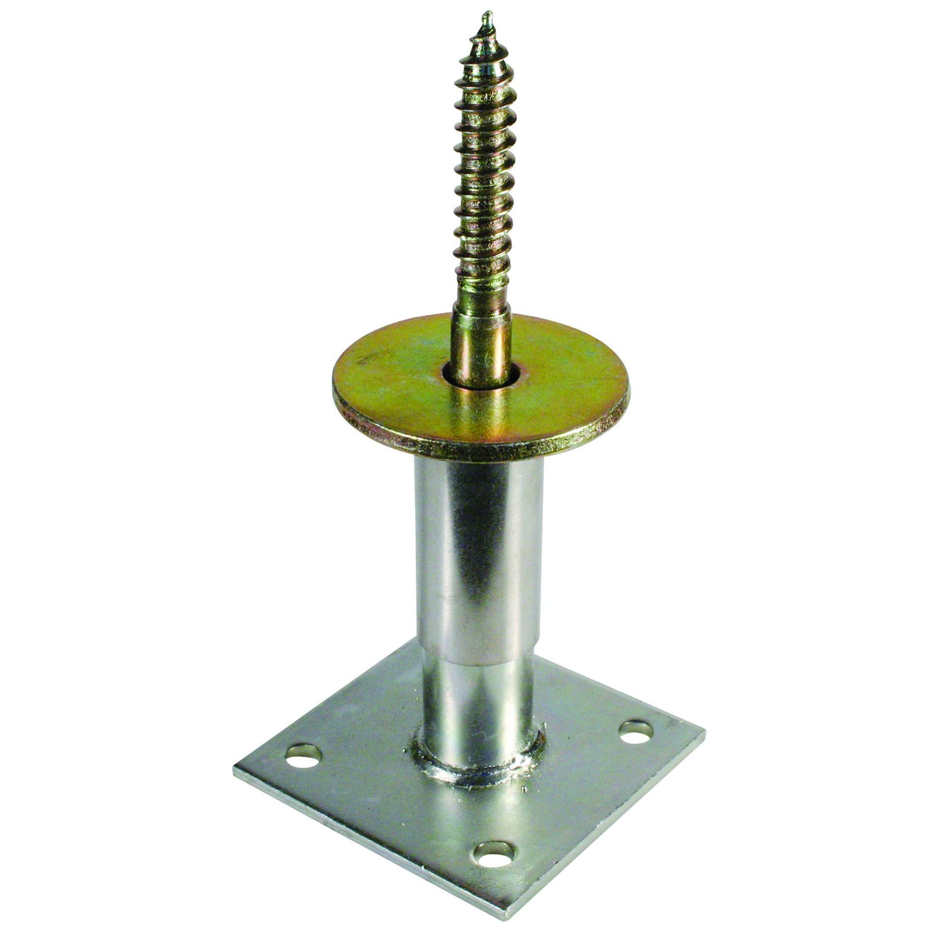 Stützenfuß auf Beton Holzgewinde, höhenverst.