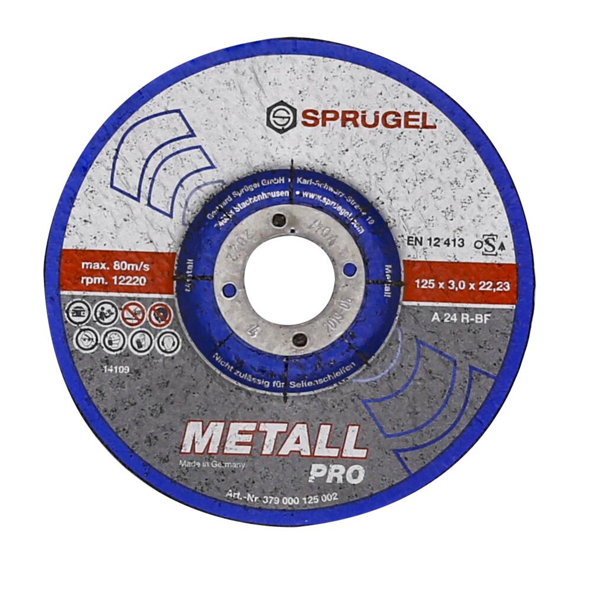 METALL PRO gekröpft TS 115 x 3,0 x 22,23mm