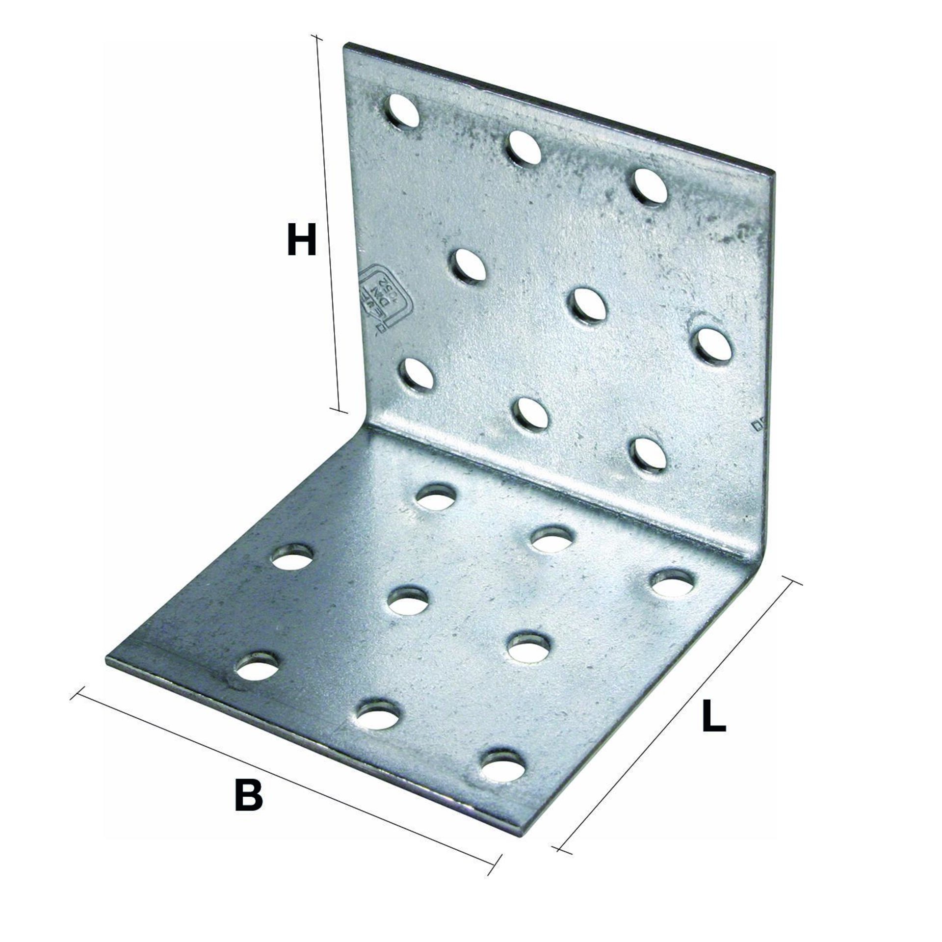 Lochplattenwinkel 100x100x100x2,0 mm