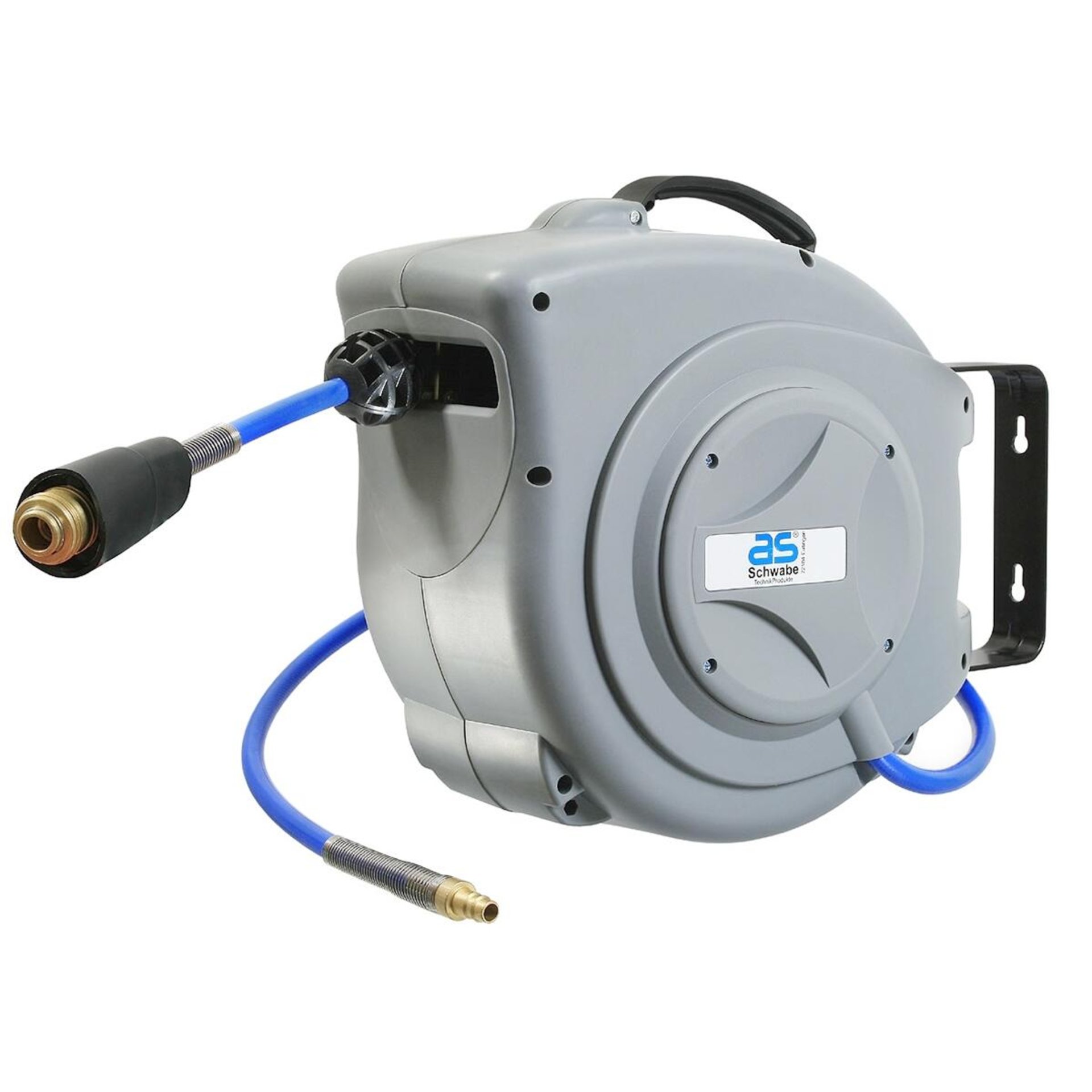 Profi Druckluftschlauch Aufroller Schlauch 15 + 1m mit Schlauchstopp