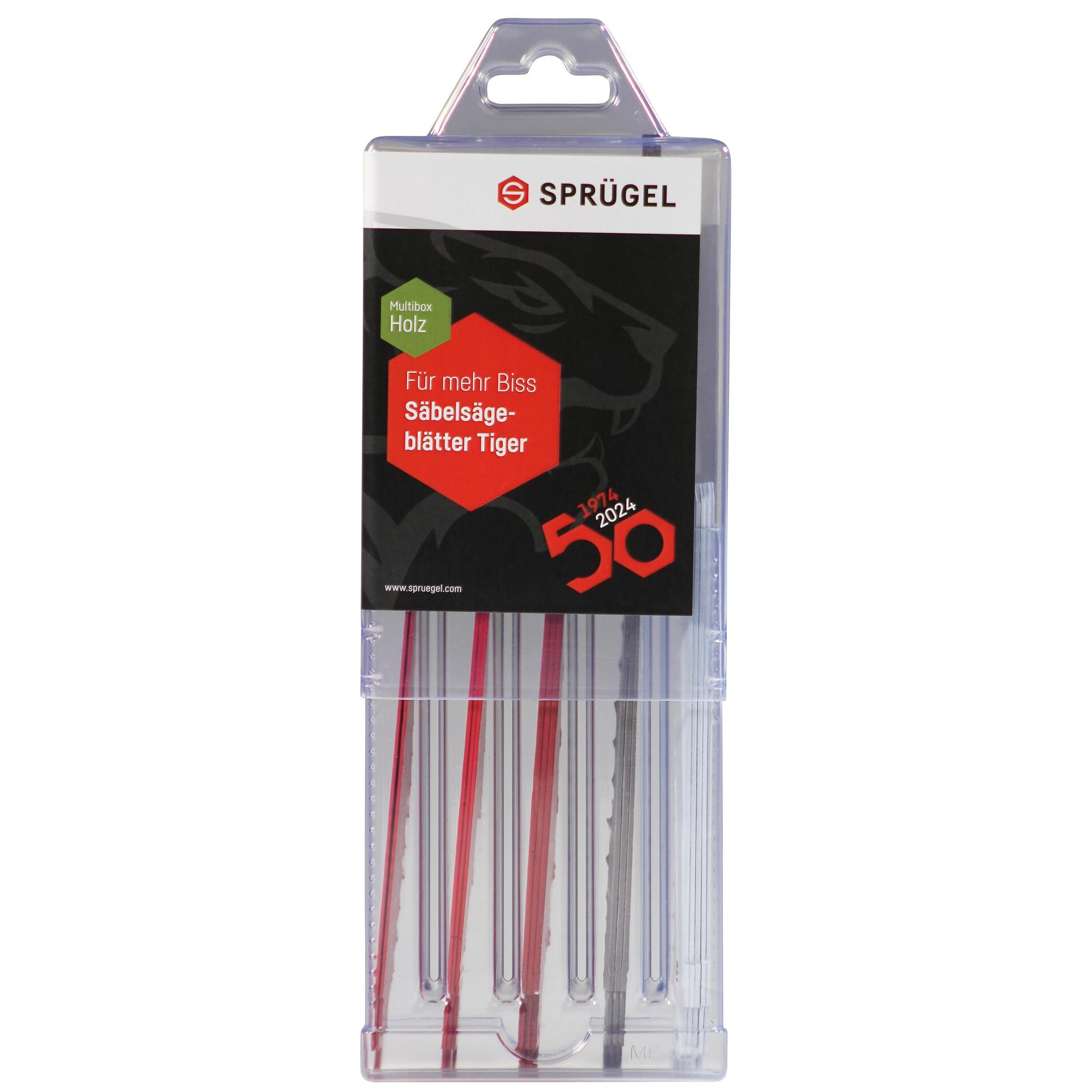 Säbelsägeblätter Tiger Multibox Holz