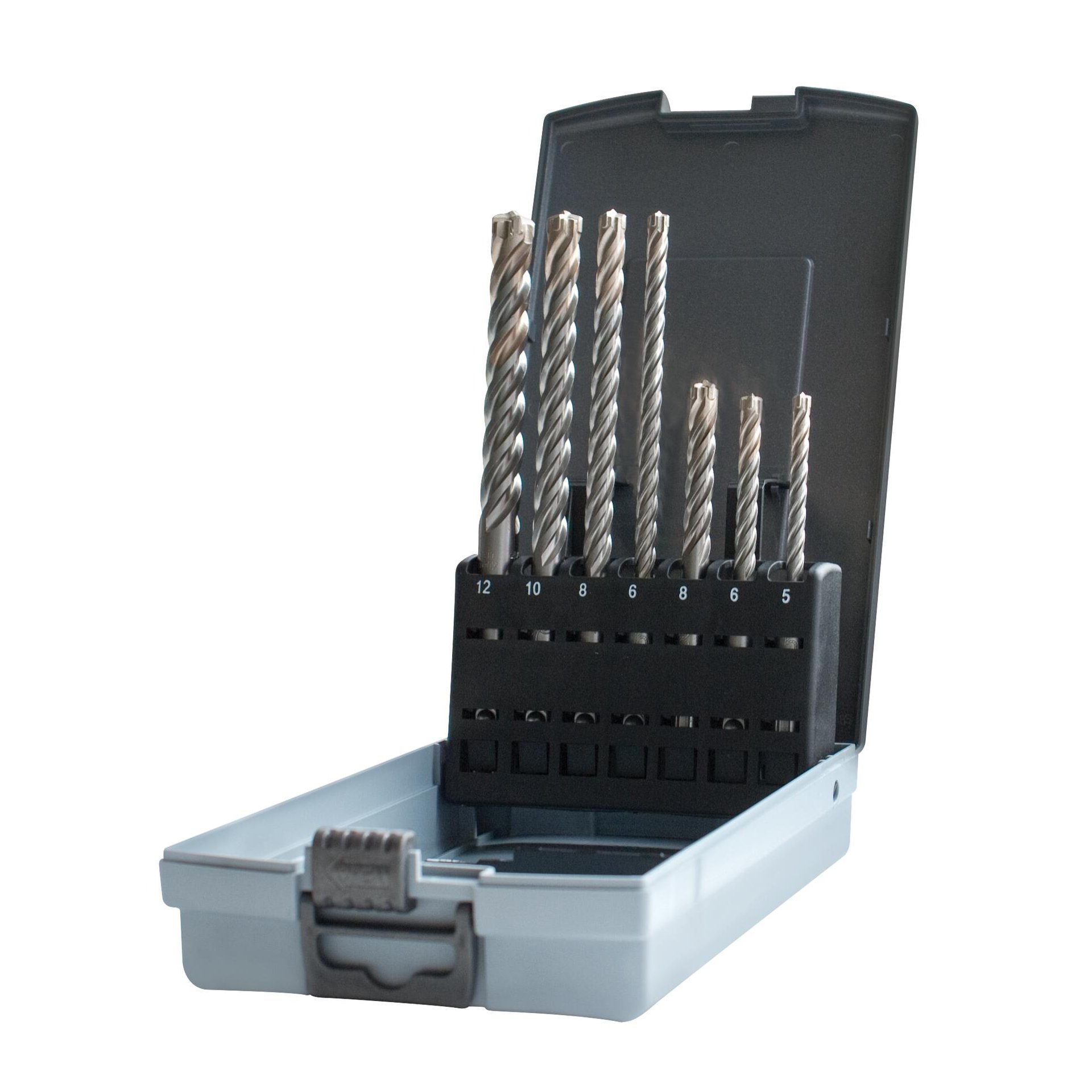 SDS plus Quadrobohrer-Satz 7-teilig