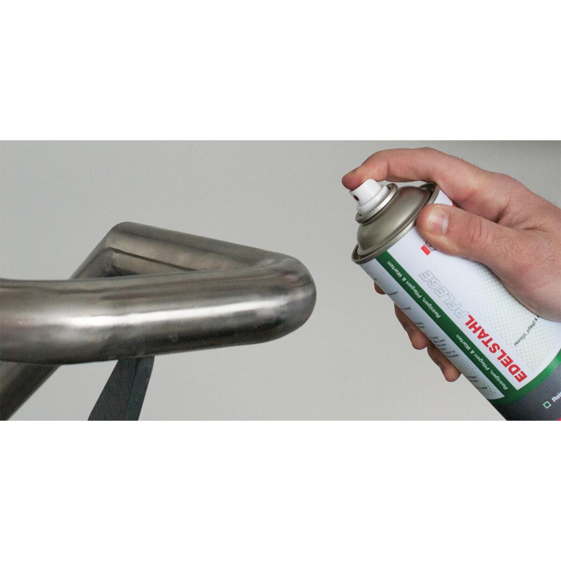 EDELSTAHLPFLEGE 400 ml / Dose.