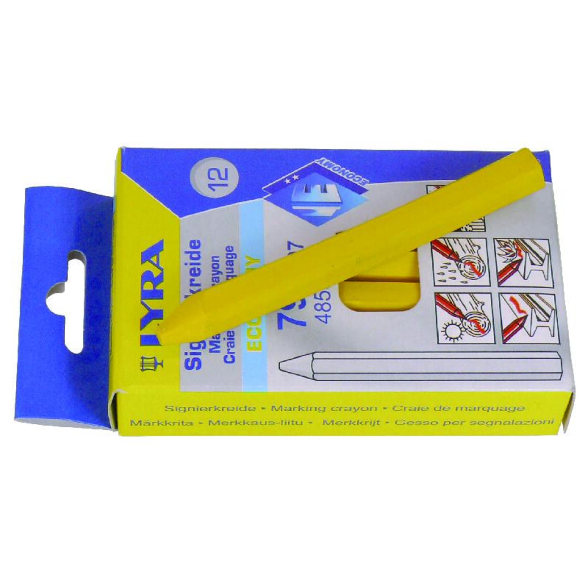 SIGNIERKREIDE GELB 6897.3 per Pack (12 St.