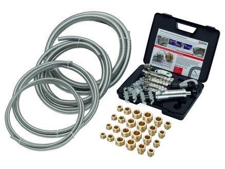 Edelstahlwellrohr Start Set SKW121