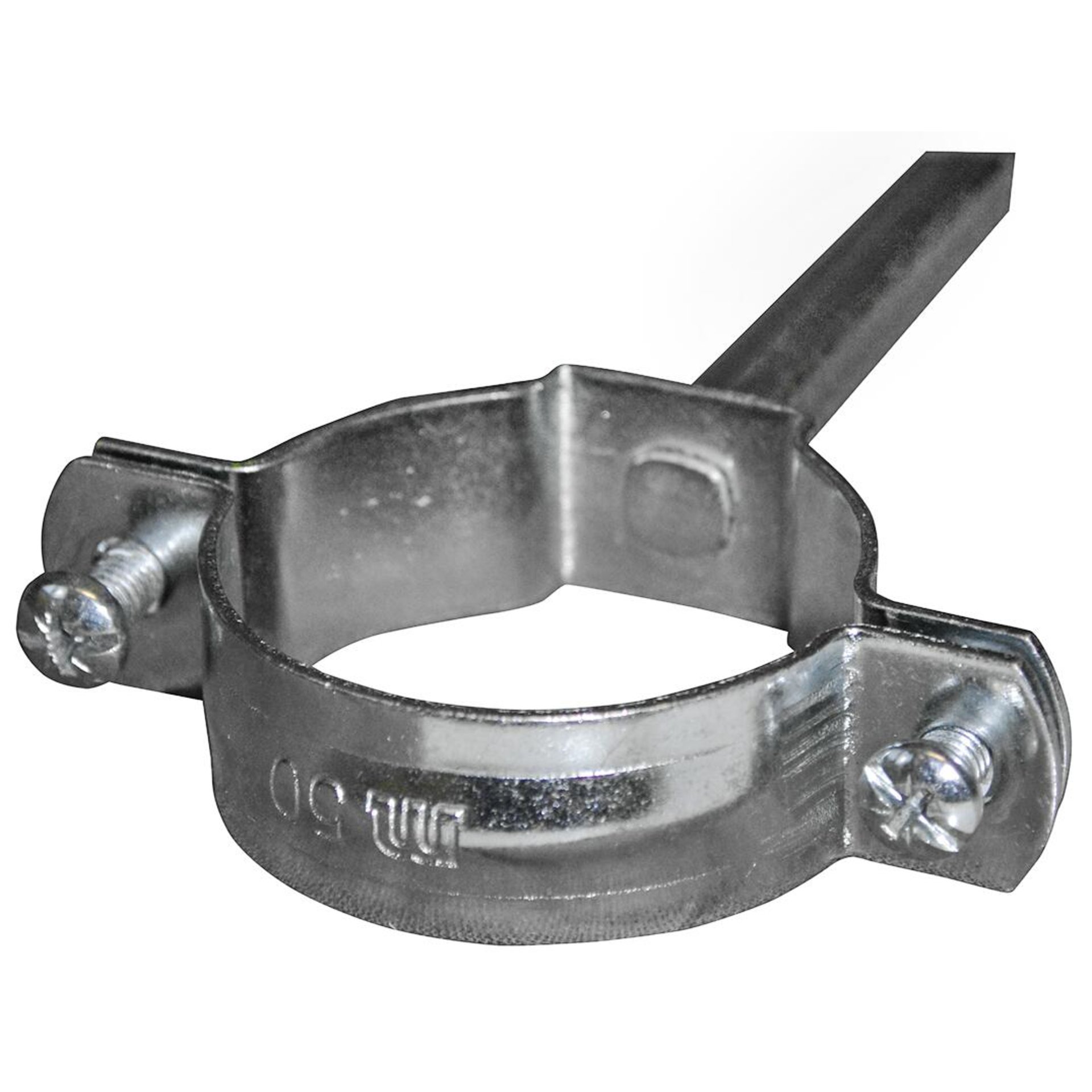 Stiftrohrschelle verzinkt ohne Gummi für HT-Rohre 100 mm