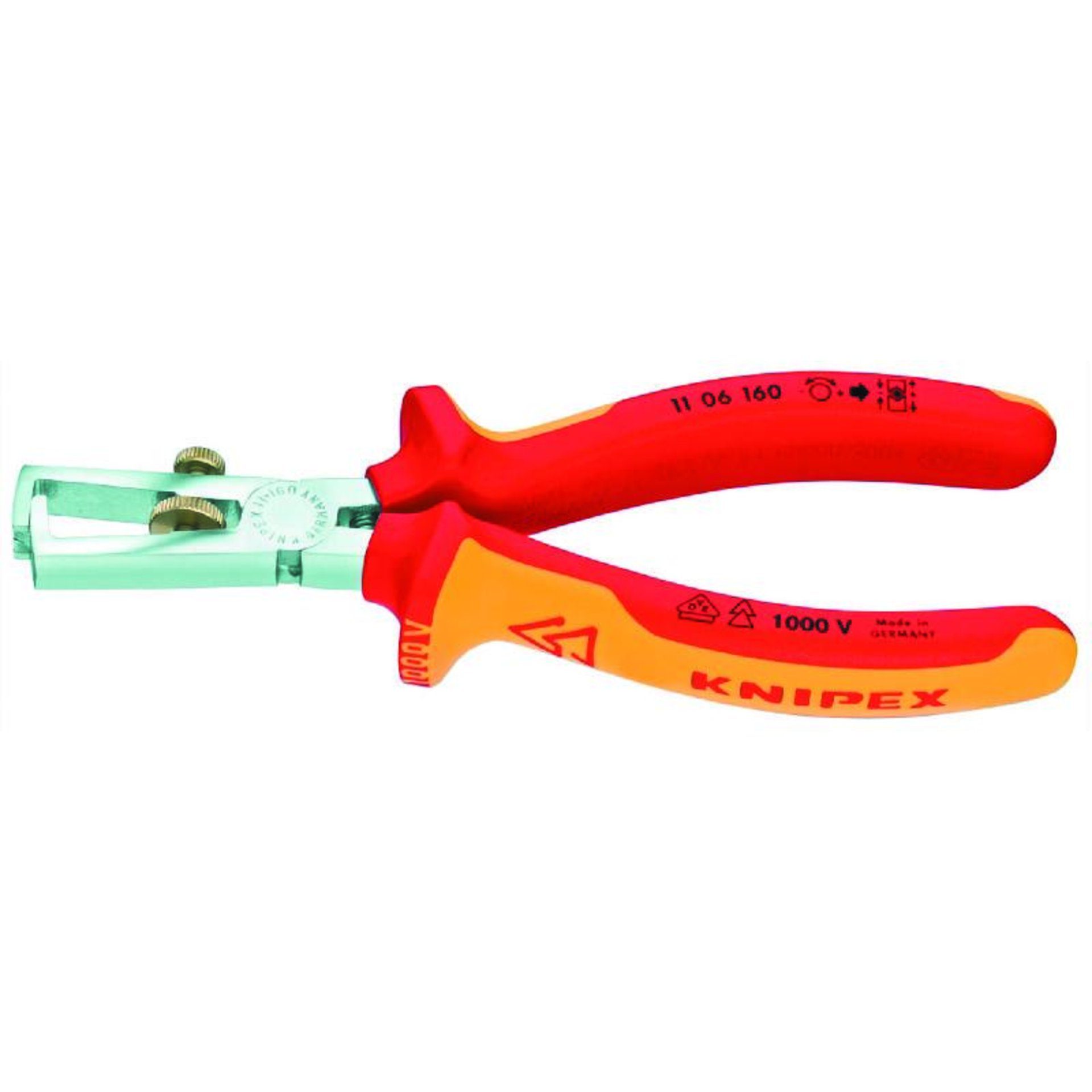 ABISOLIERZANGE KNIPEX VDE 160 MM 1106.1