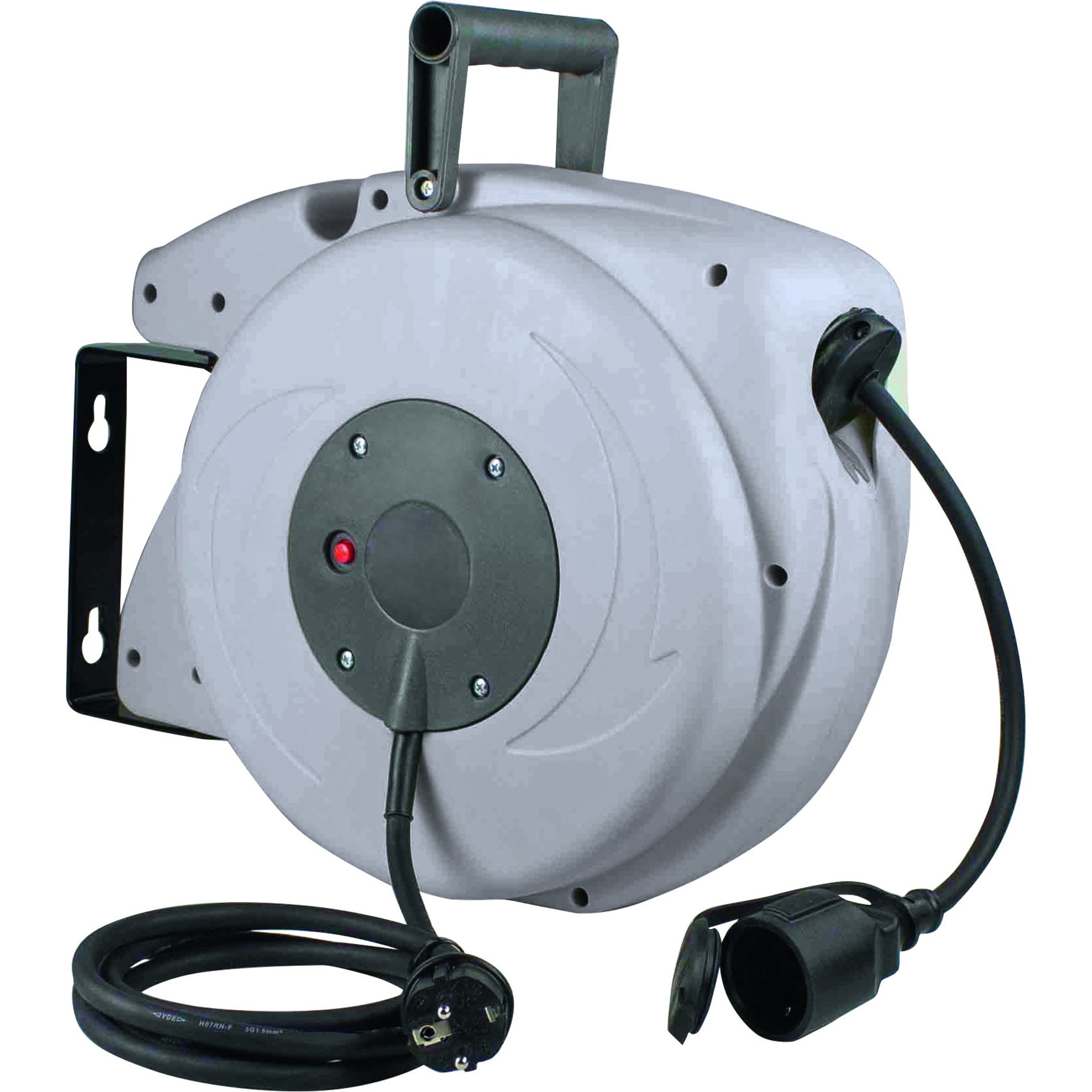 Profi Kabel-Aufroller Kabel 18+2m, VDE geprüft, IP44