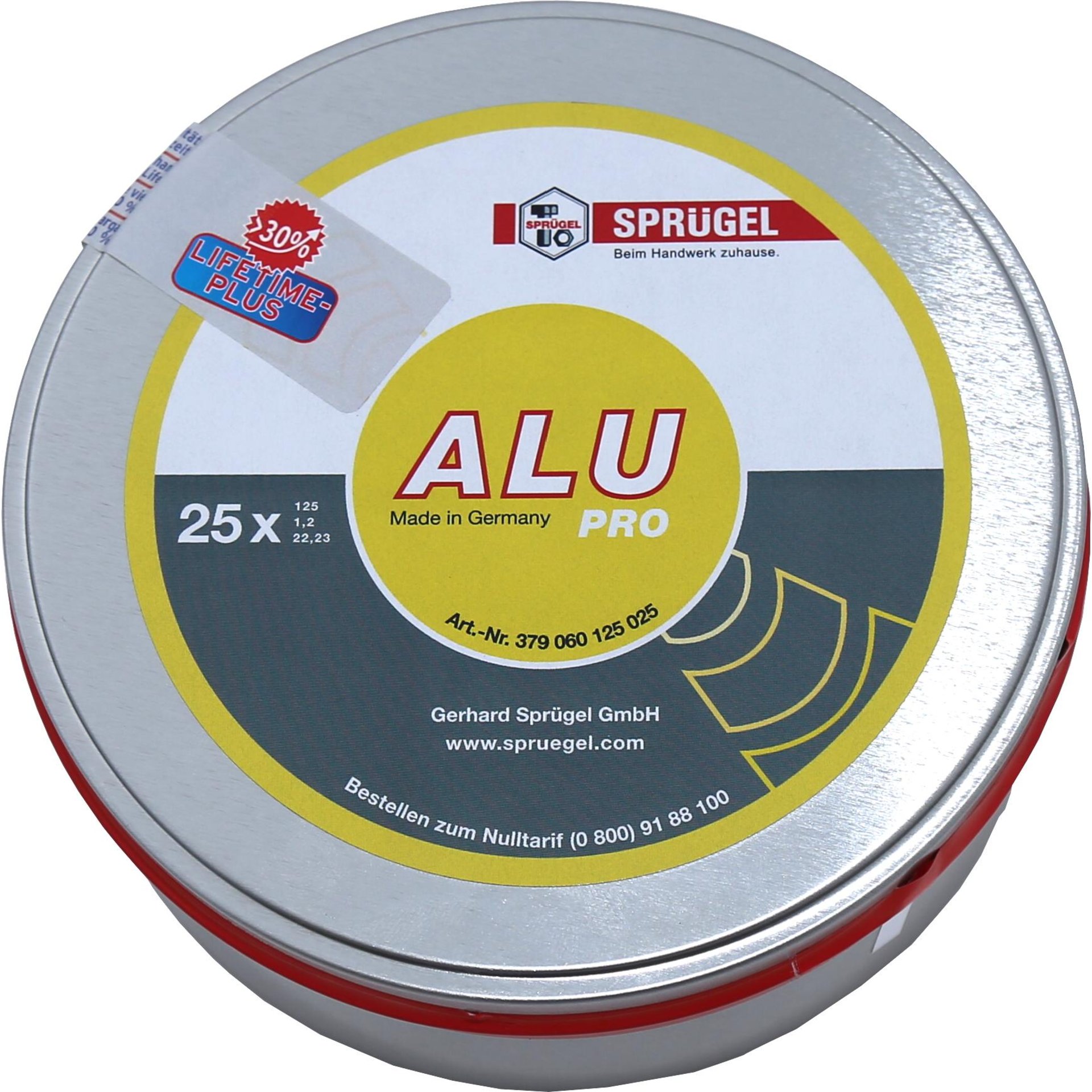 ALU PRO Trennscheiben in Dose 115 x 1 x 22,23 mm / Dose 25