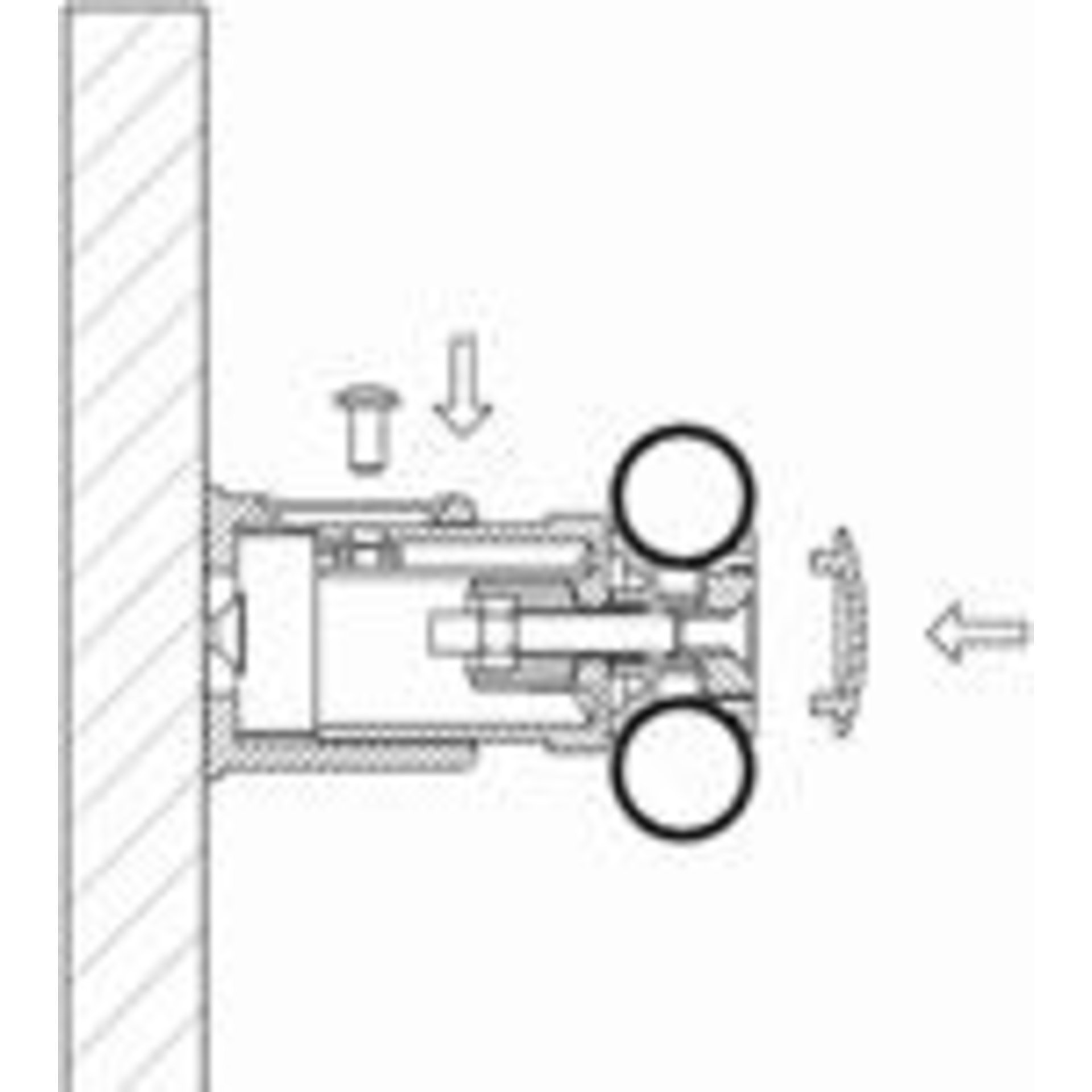Rohrkonsole für Badheizkörper