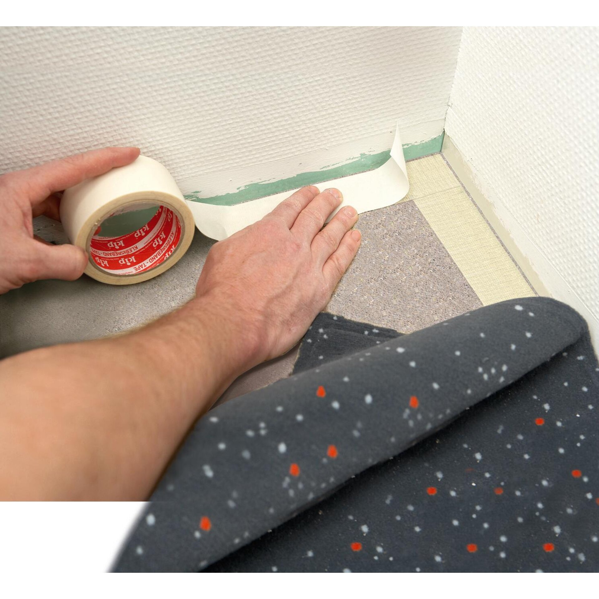 Gewebe-Teppichband 50 mm x 25 mtr. /Rolle