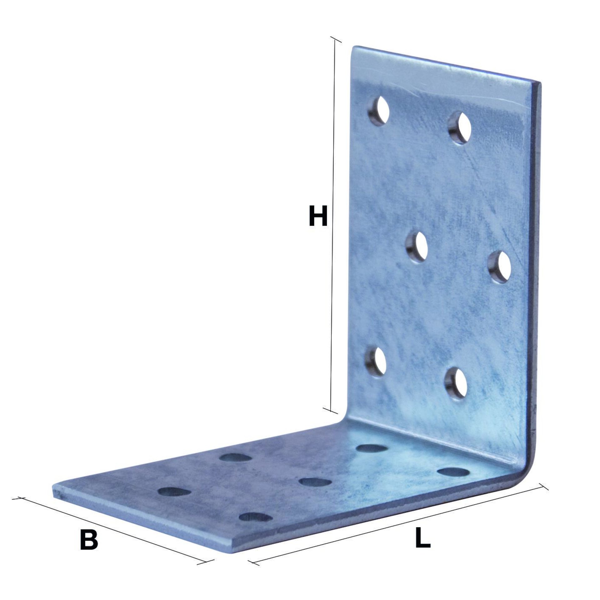 Lochplattenwinkel 100x200x100x2,5 mm