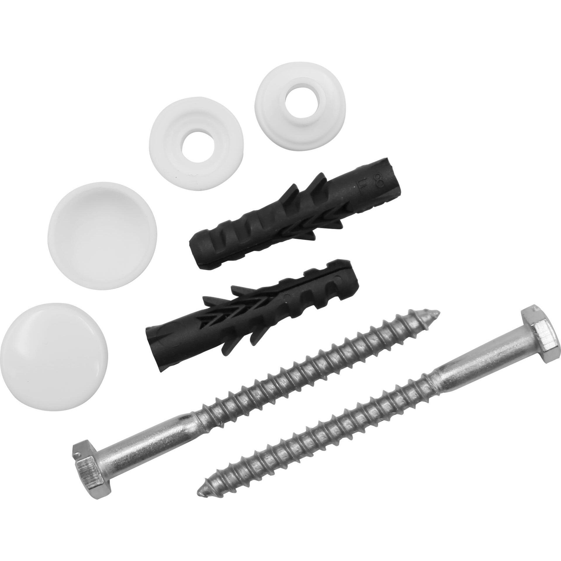 WC - Befestigung Weiss