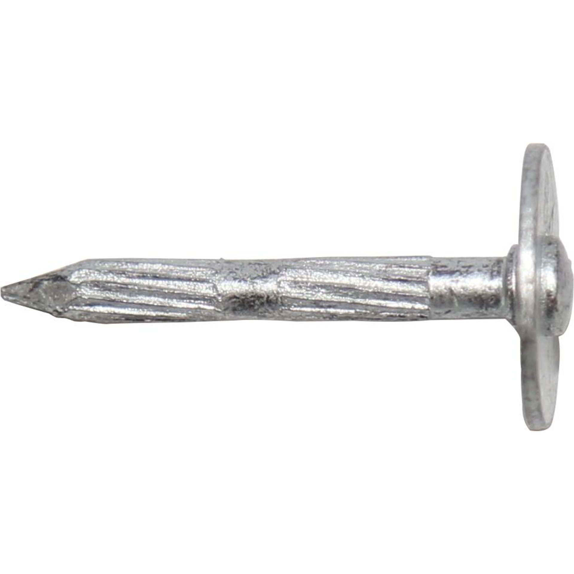 Stahlnagel m.Scheibe 3,5x 25 /15 mm zi.