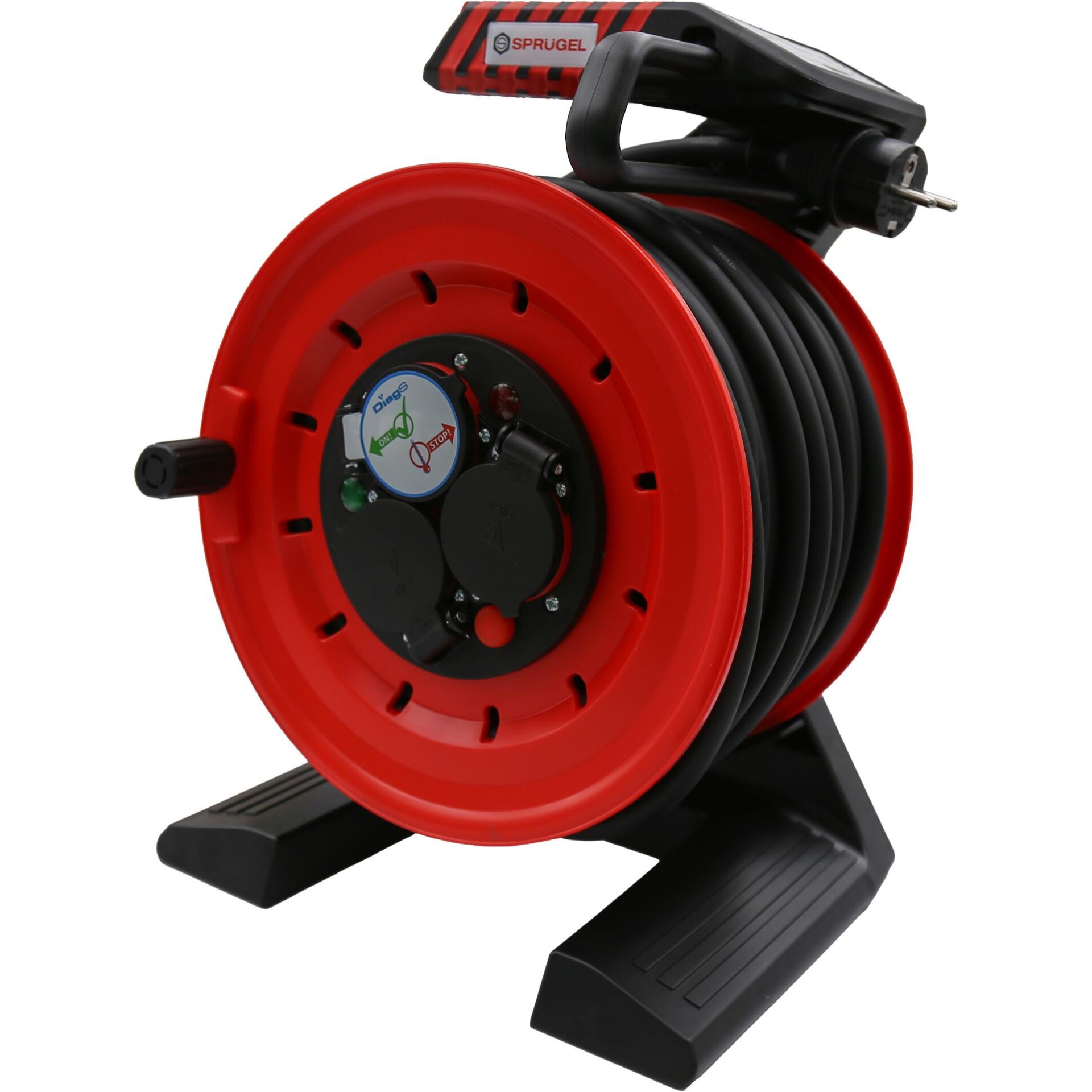 Profi-Kabeltrommel Vollkunststoff