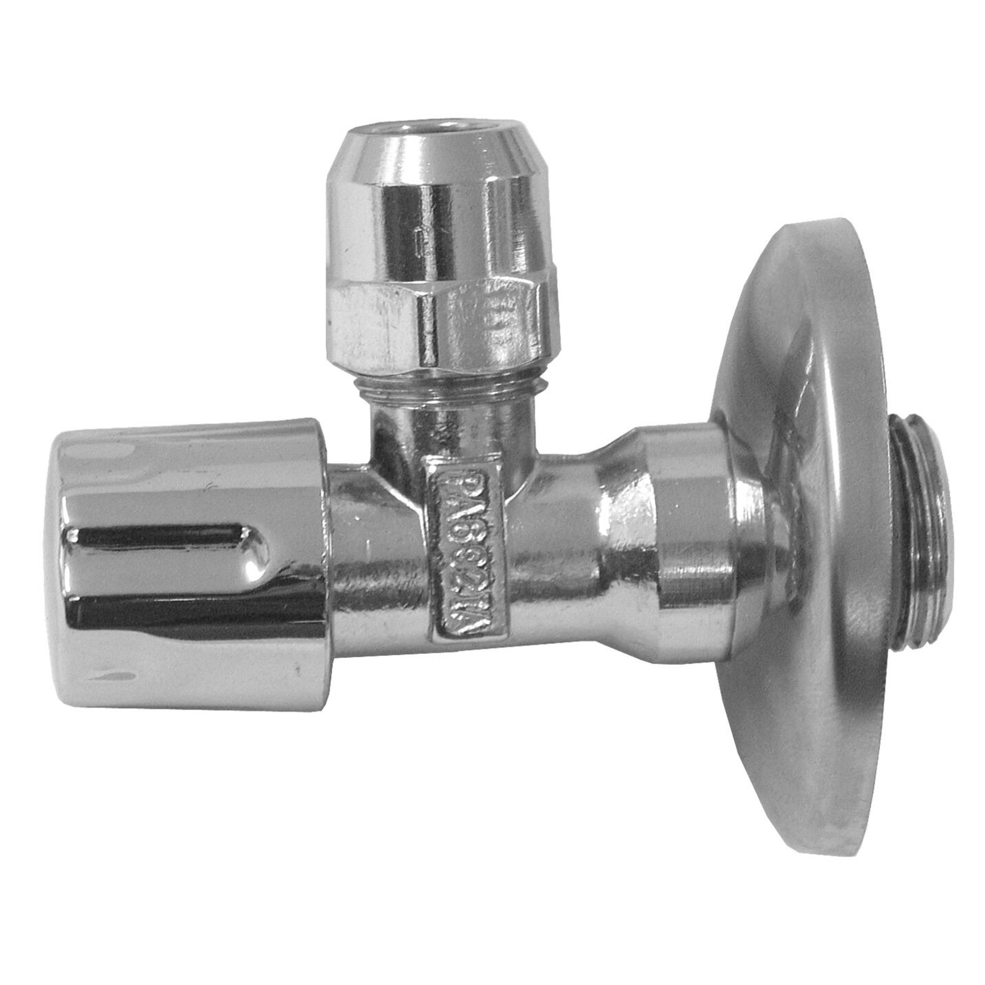 Eckventil PA-geprüft Verlängerung, Schubrosette, MS-Konus