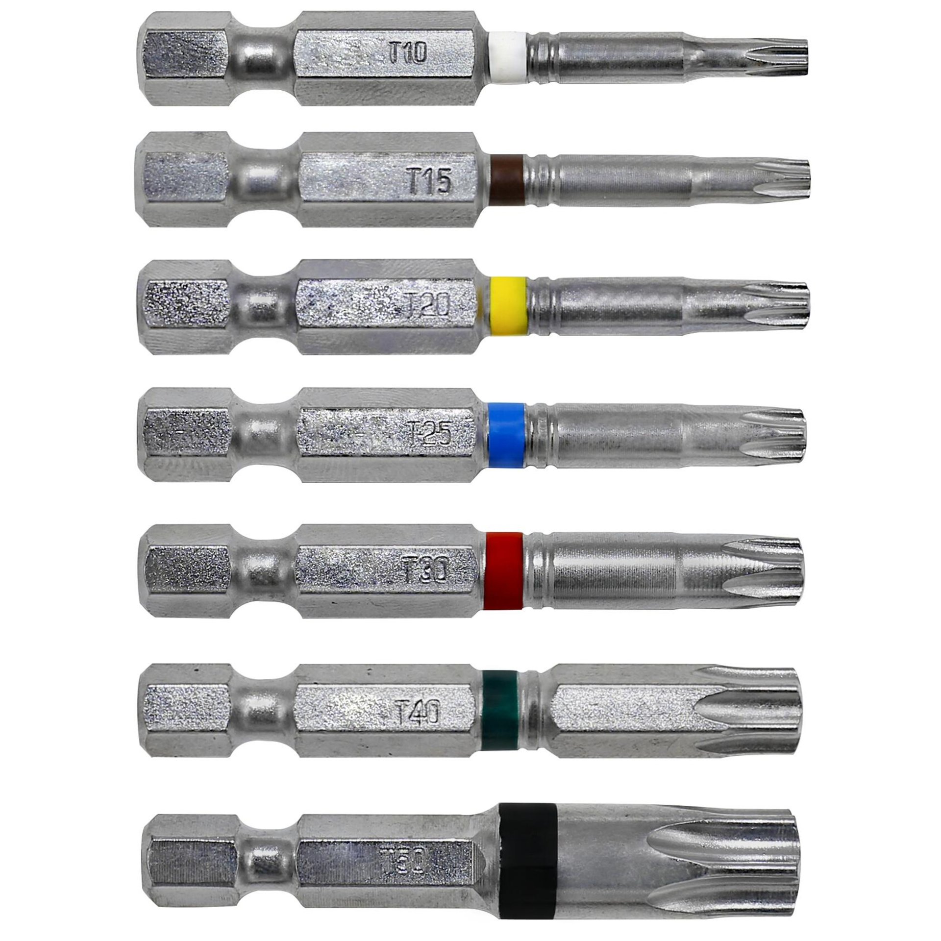 ICONE Bit-Set 50 mm, 10-Stück TX 40 GRÜN