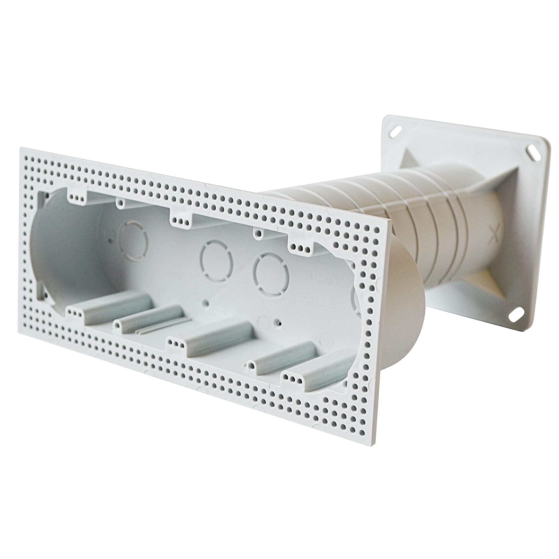 ISO-Konsole MD 3 mit Elektroinstallationsdose 3 fach