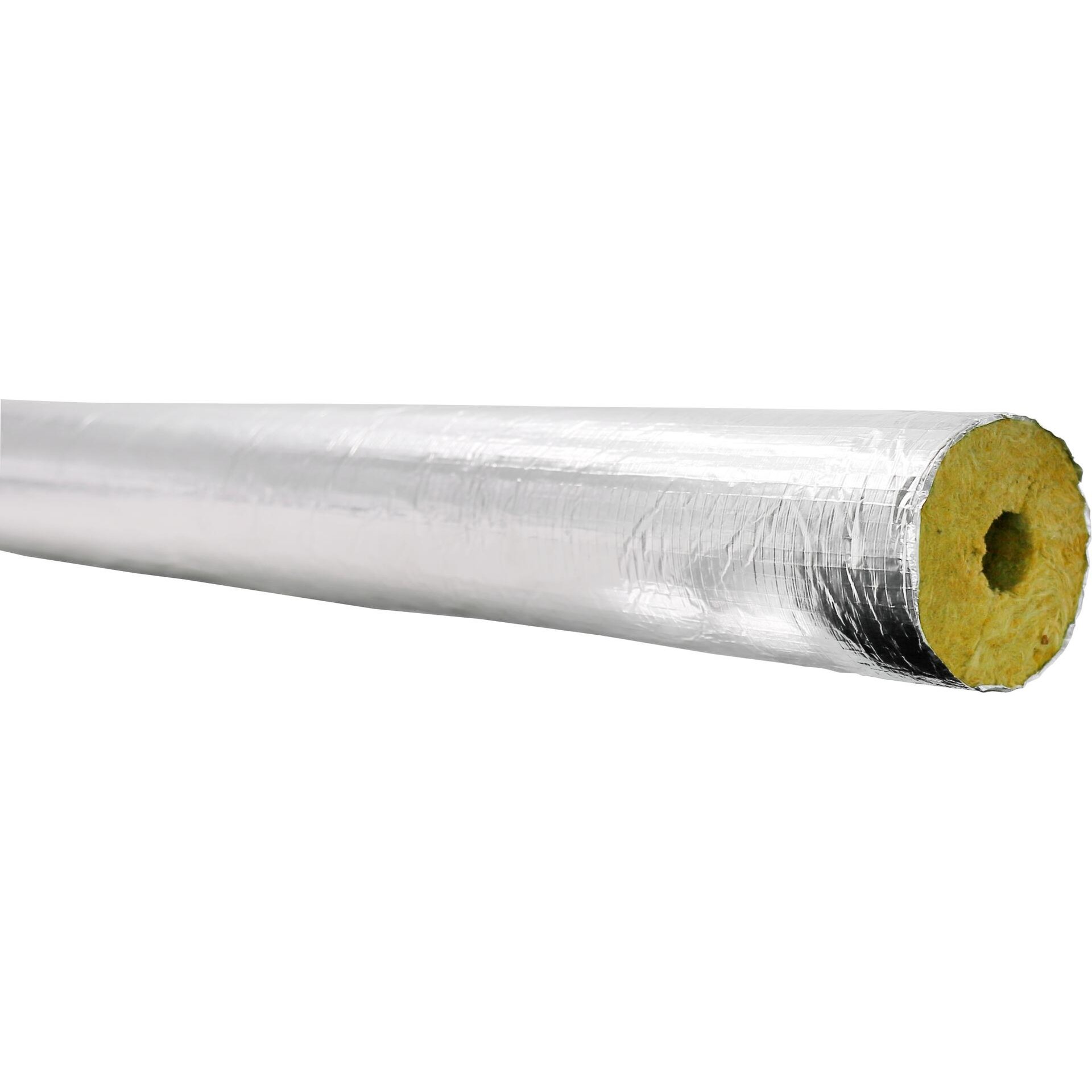 Steinwoll-Rohrschale Alu 35 x 20 mm