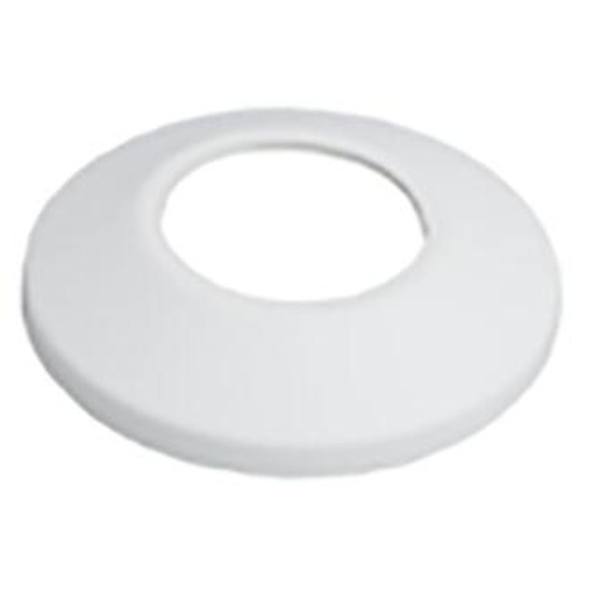 Kunststoff-Abdeckrosetten für Kupferrohre weiß 15