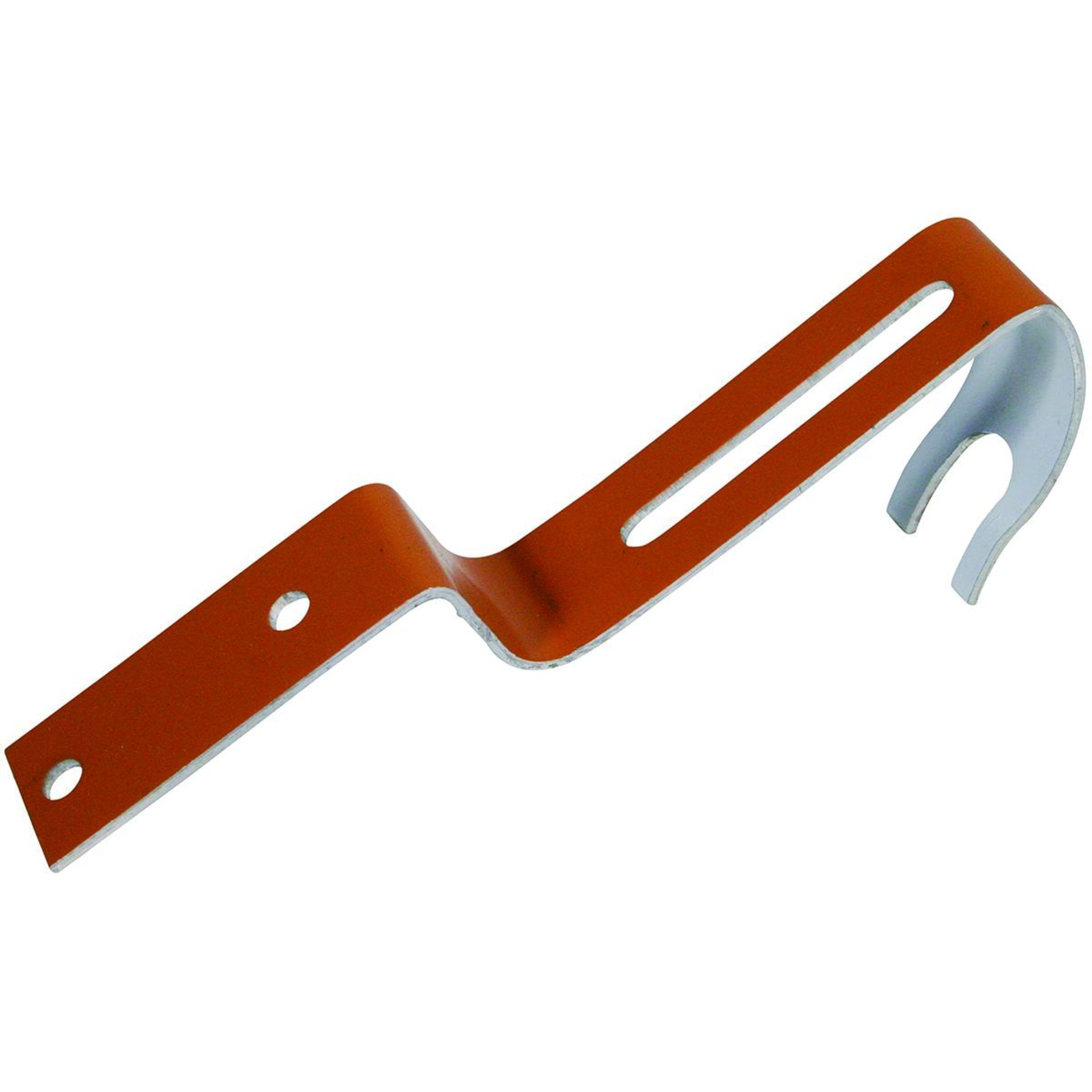 Alu-Firstklammer /Stück FFm plus braun